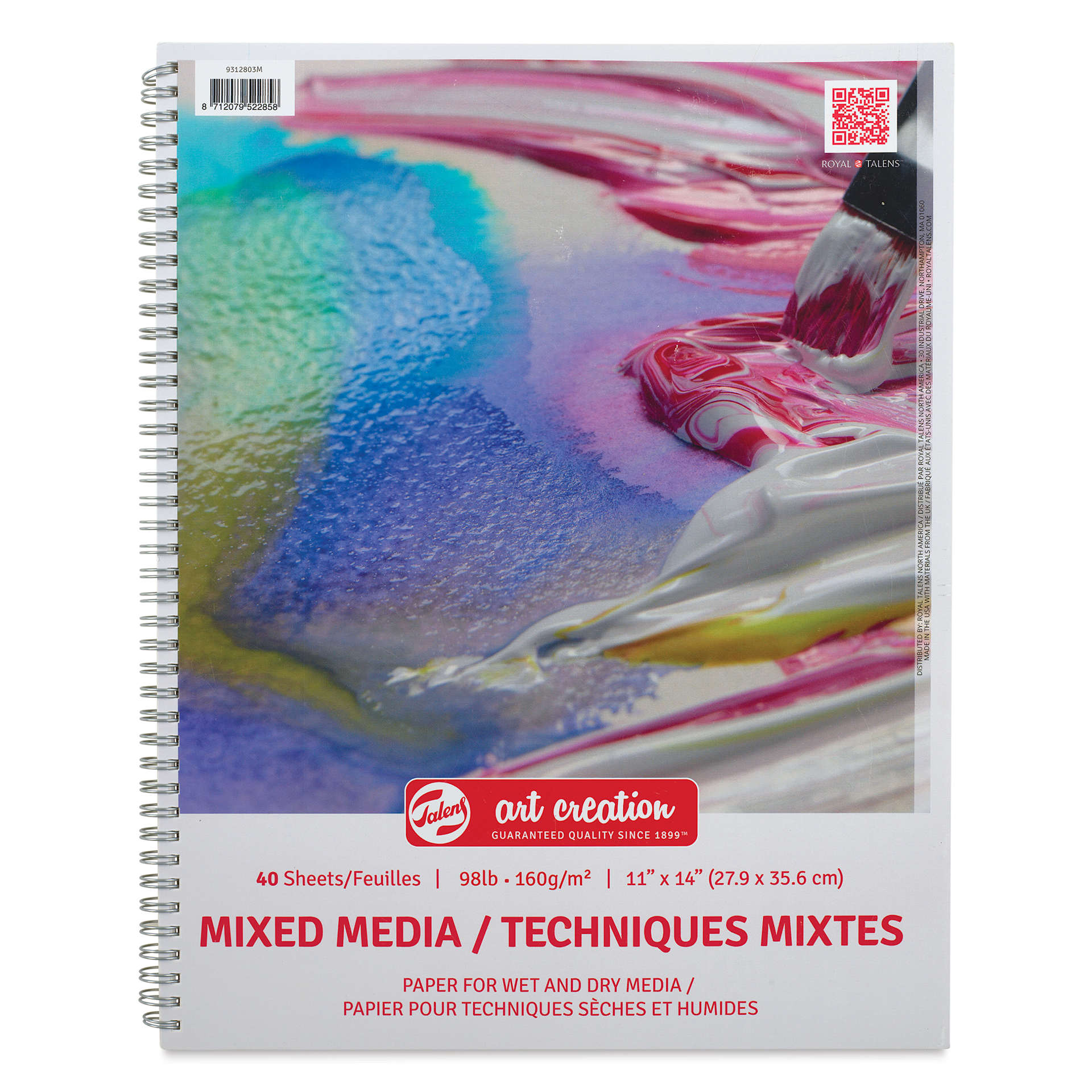 Talens Art Creations Mixed Media Pad - 11" x 14", front cover