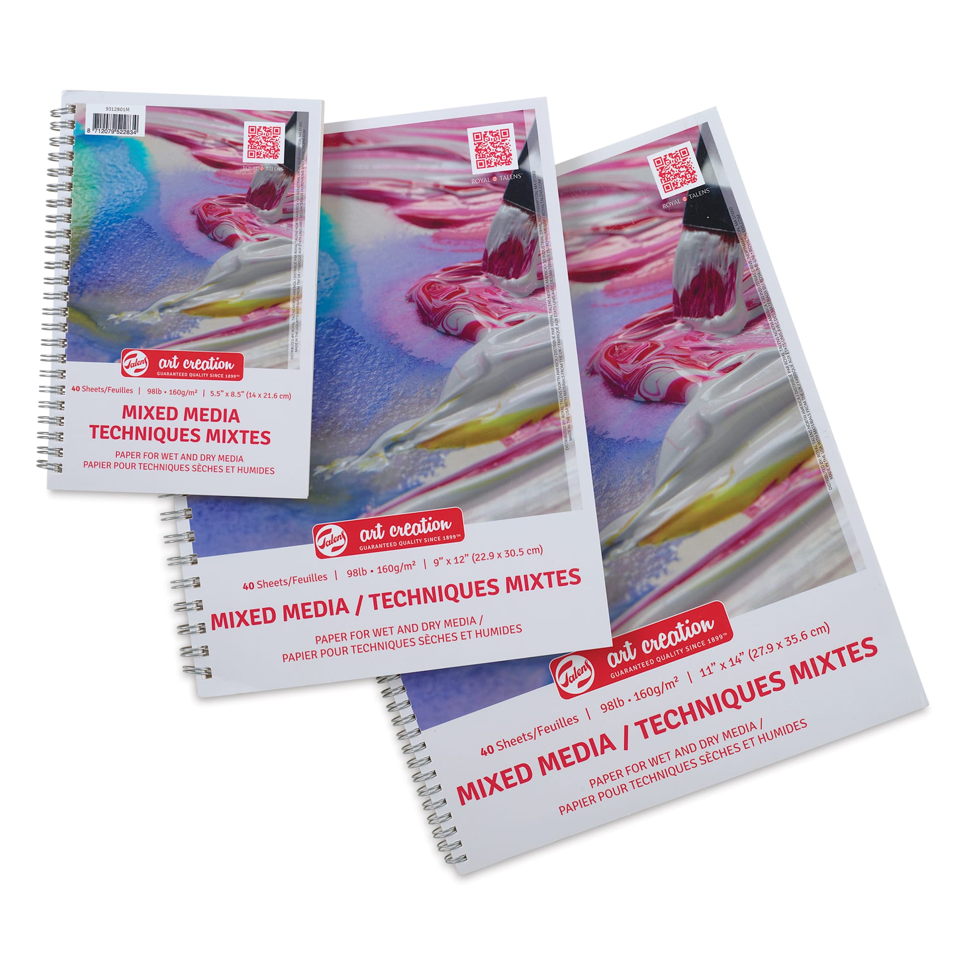 Talens Art Creations Mixed Media Pads, various sizes shown