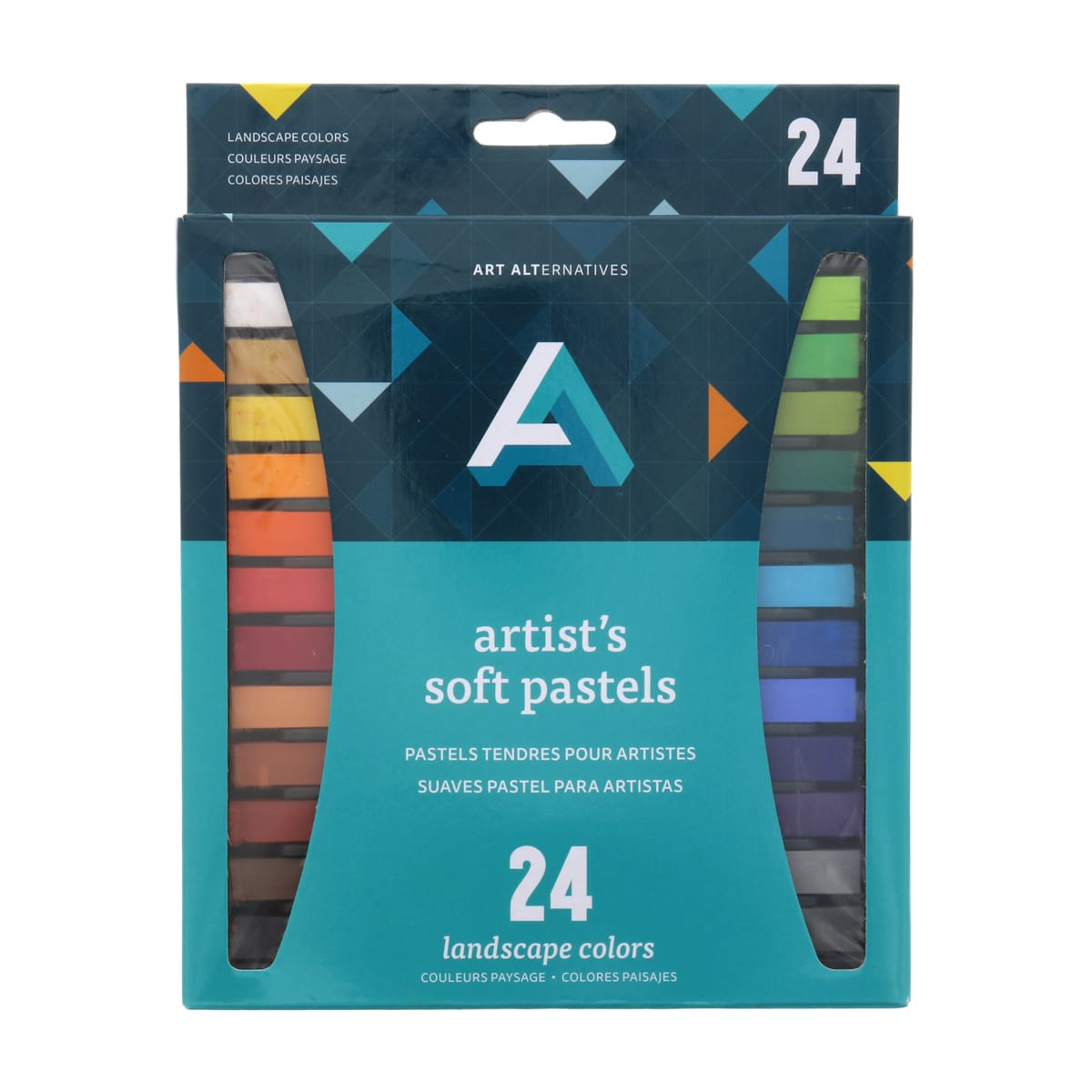 Art Alternatives Artist's Soft Pastels - Set of 24, Landscape Colors
