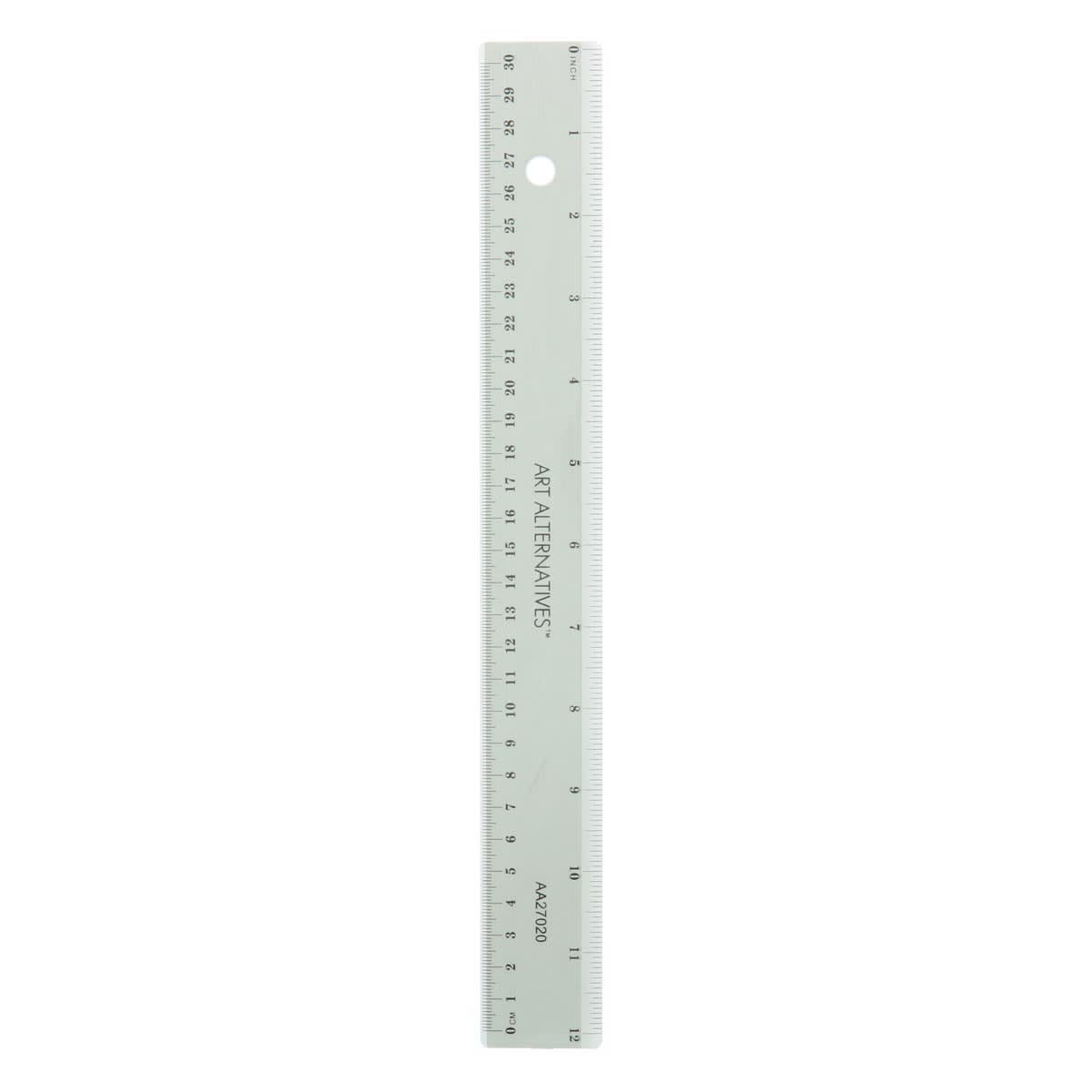 Art Alternatives Shatterproof Ruler - 12", out of packaging