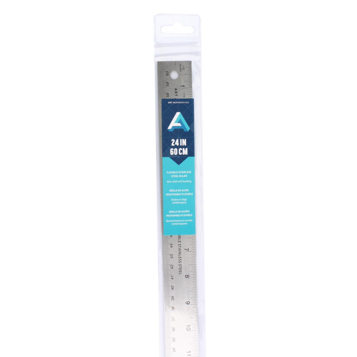 Art Alternatives Flexible Stainless Steel Ruler - 24"