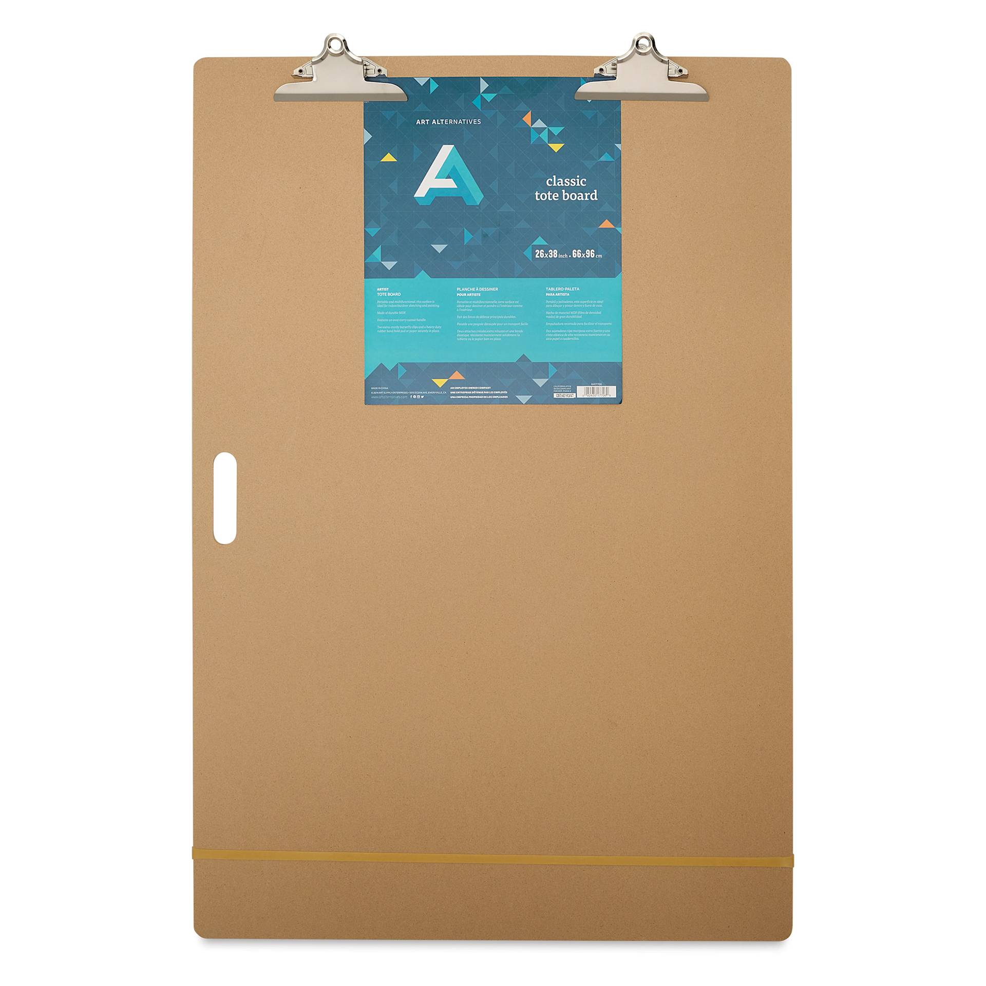 Art Alternatives Classic Tote Board with Butterfly Clips, 26" x 38"