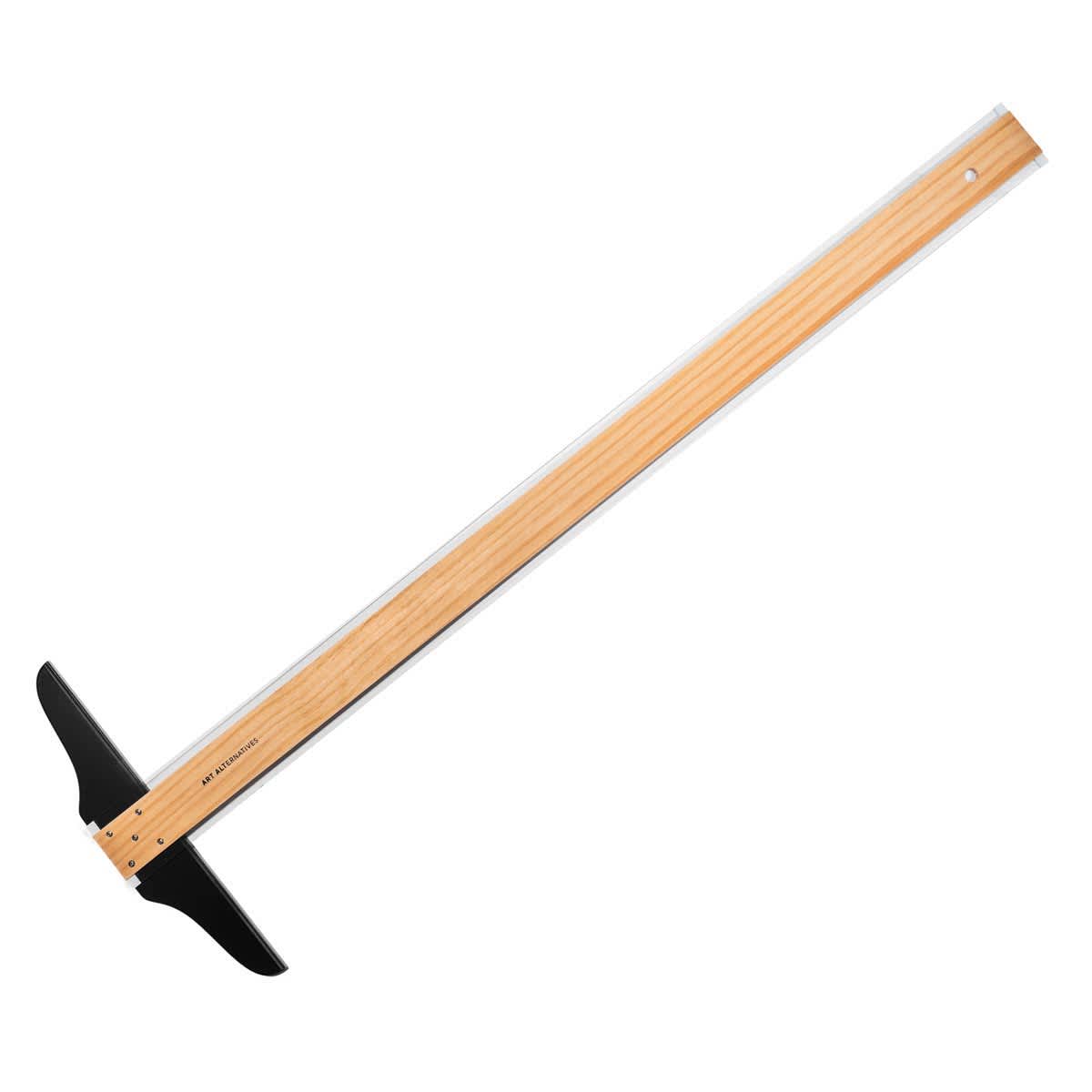 Art Alternatives Wooden Acrylic Edged T-Square - 36" back