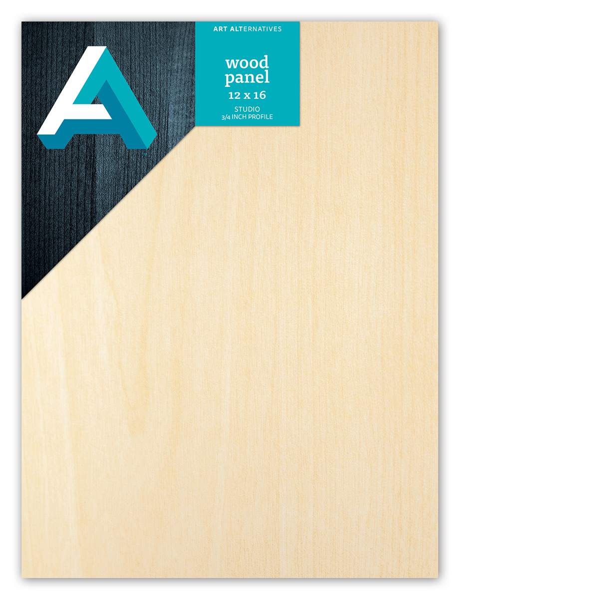 Art Alternatives Studio Wood Panel, .75 in Profile, 12 in x 16 in
