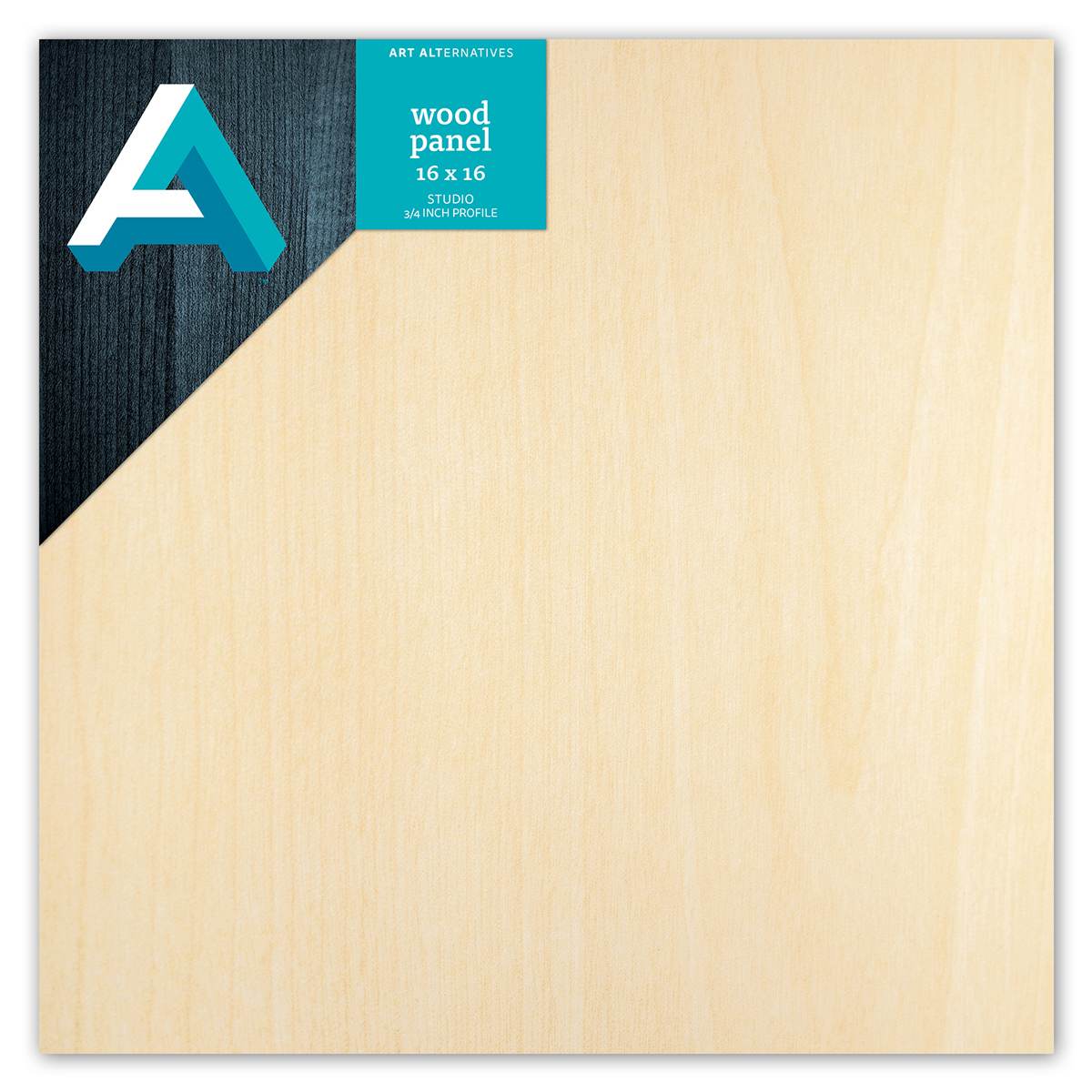 Art Alternatives Studio Wood Panel, .75 in Profile, 16 in x 16 in