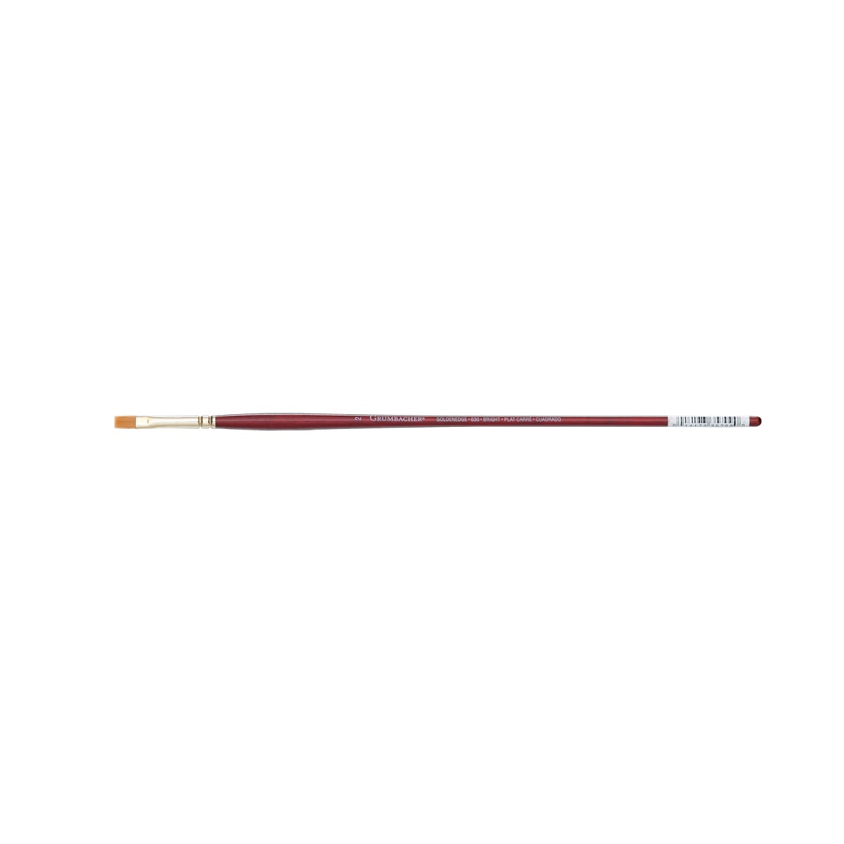 Grumbacher Golden Edge Acrylic Brush, Bright, 2