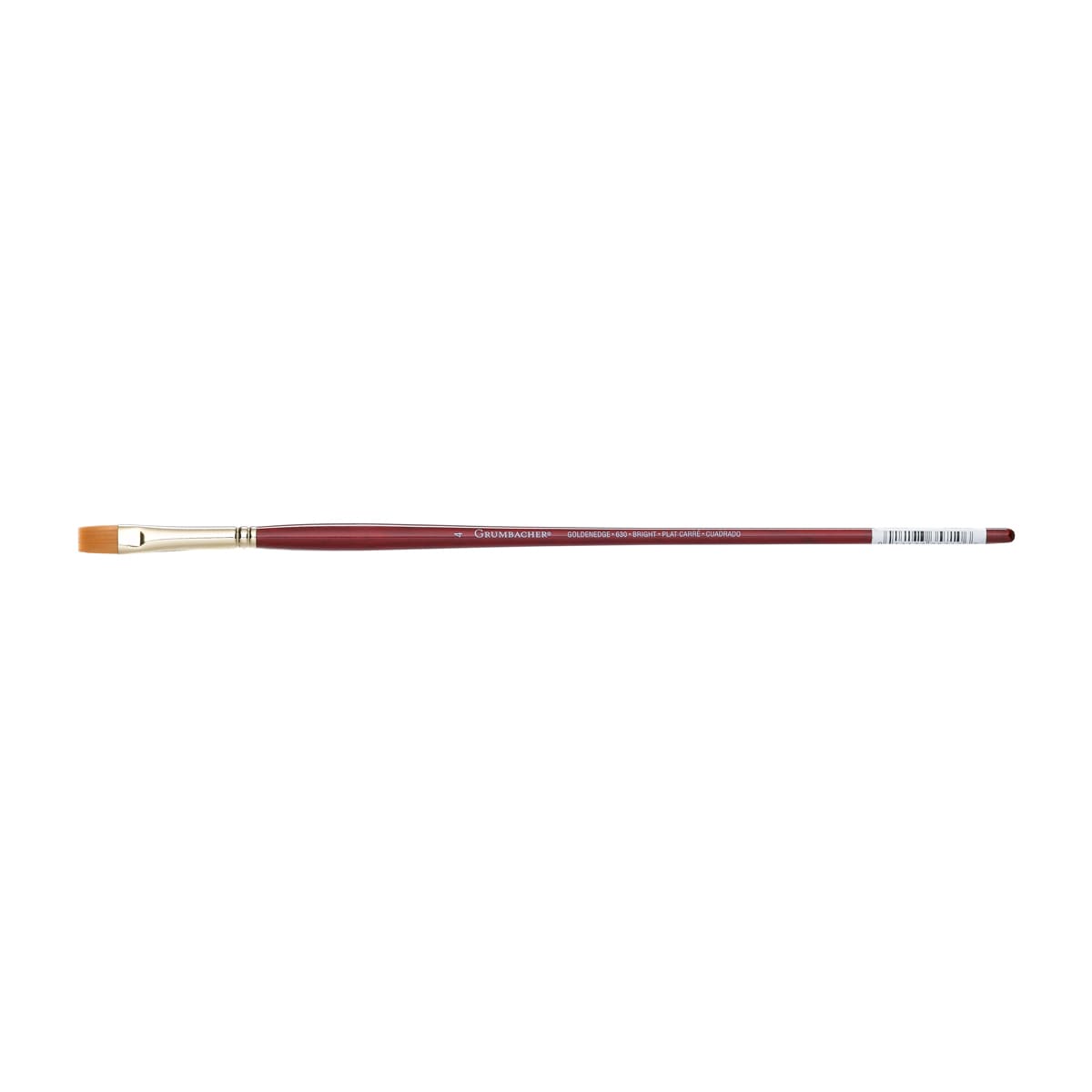 Grumbacher Golden Edge Acrylic Brush, Bright, 4
