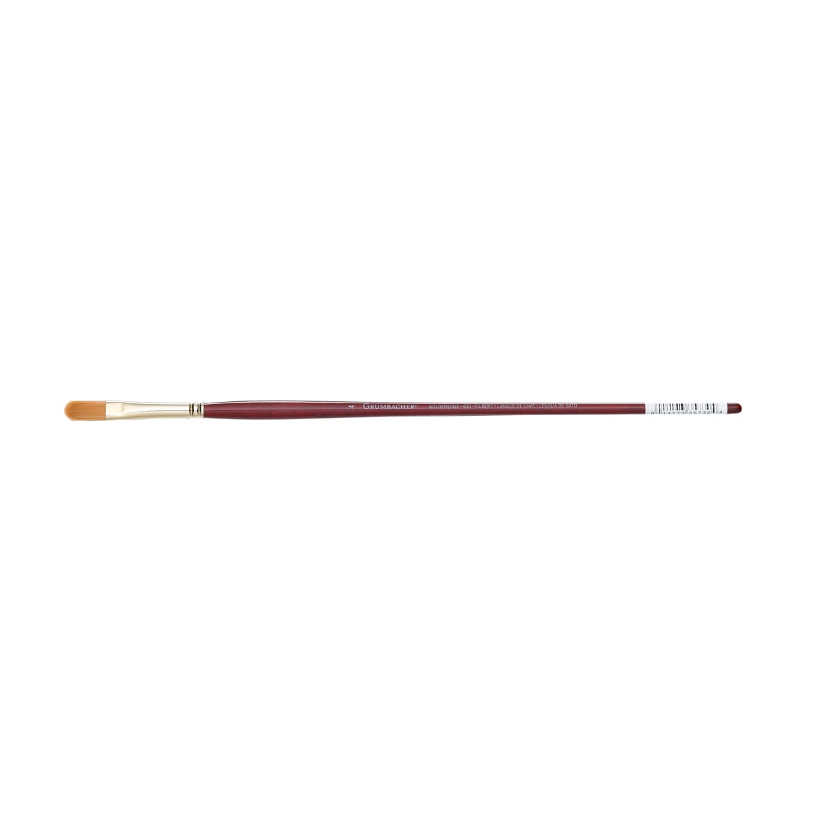 Grumbacher Golden Edge Acrylic Brush, Filbert, 4