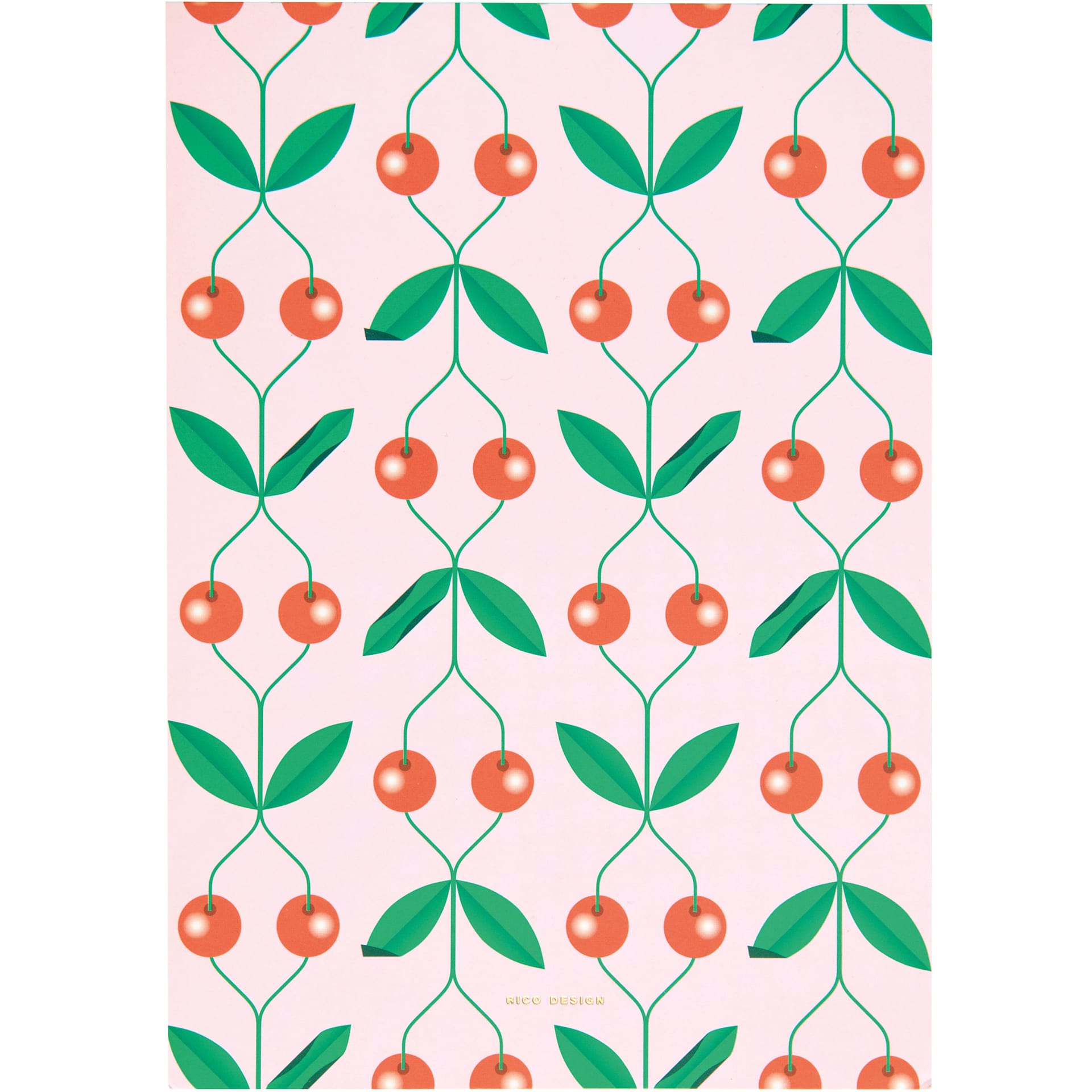 Rico Design Bee/Fruit/Flower Cherries - Dotted