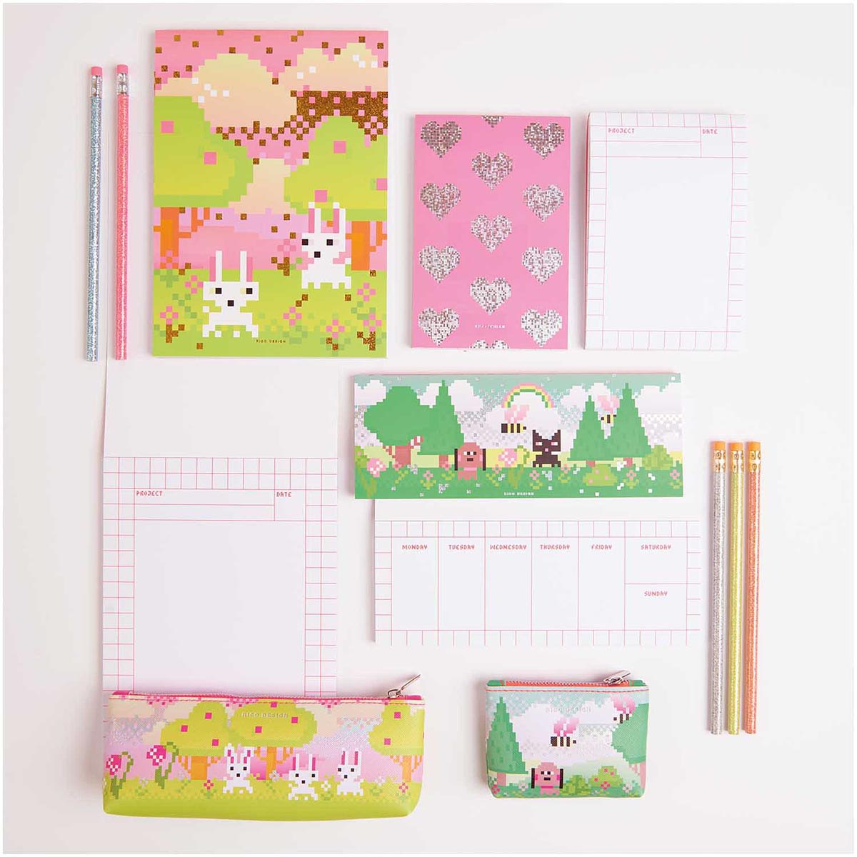 Rico Design Pixel Landscape Weekly Planner