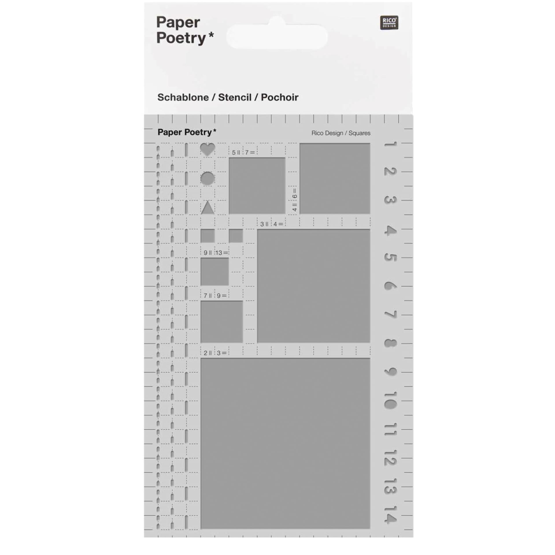 Journaling Stencils Squares