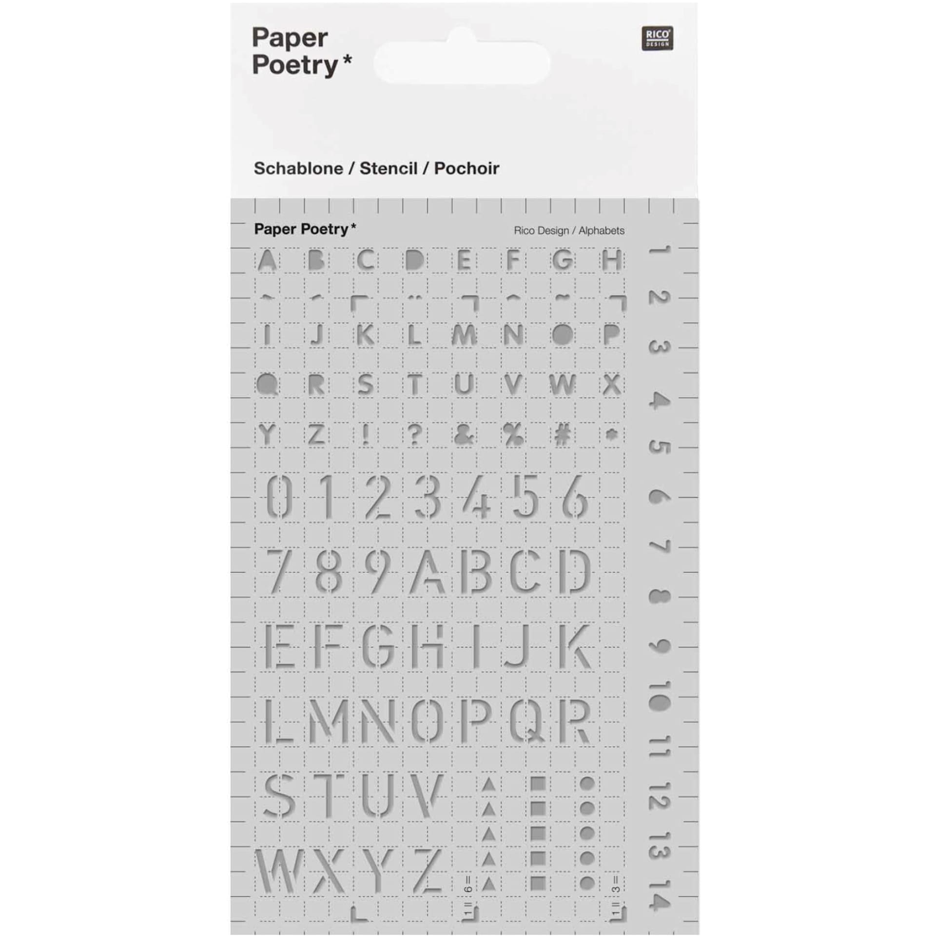 Journaling Stencils Letters