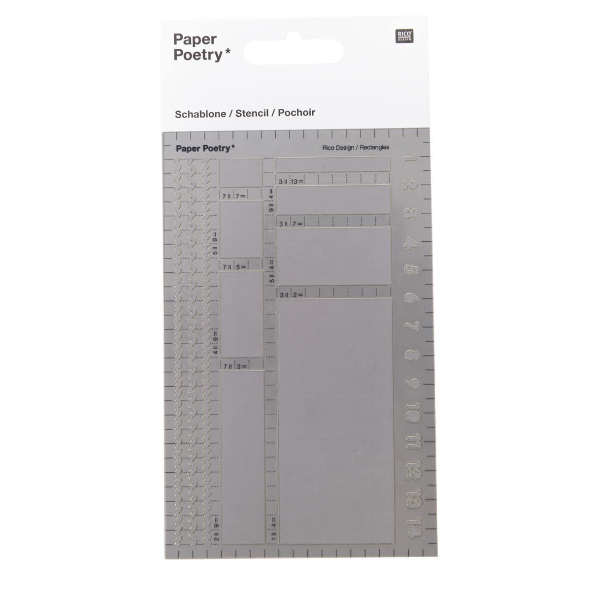 Journaling Stencils Rectangles