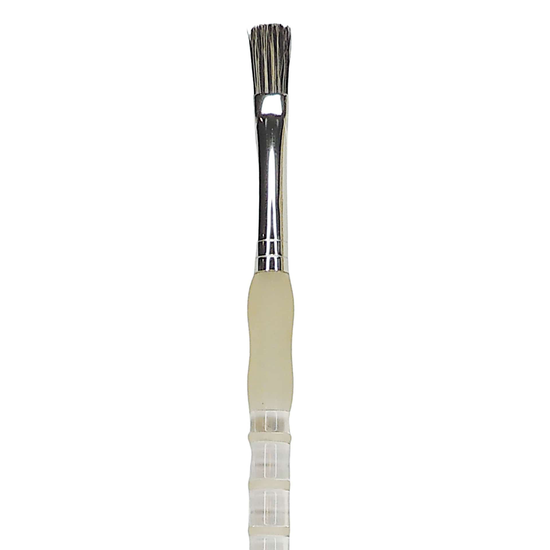 Royal Brush Soft Grip White Taklon, Fitch, Size 1/4"