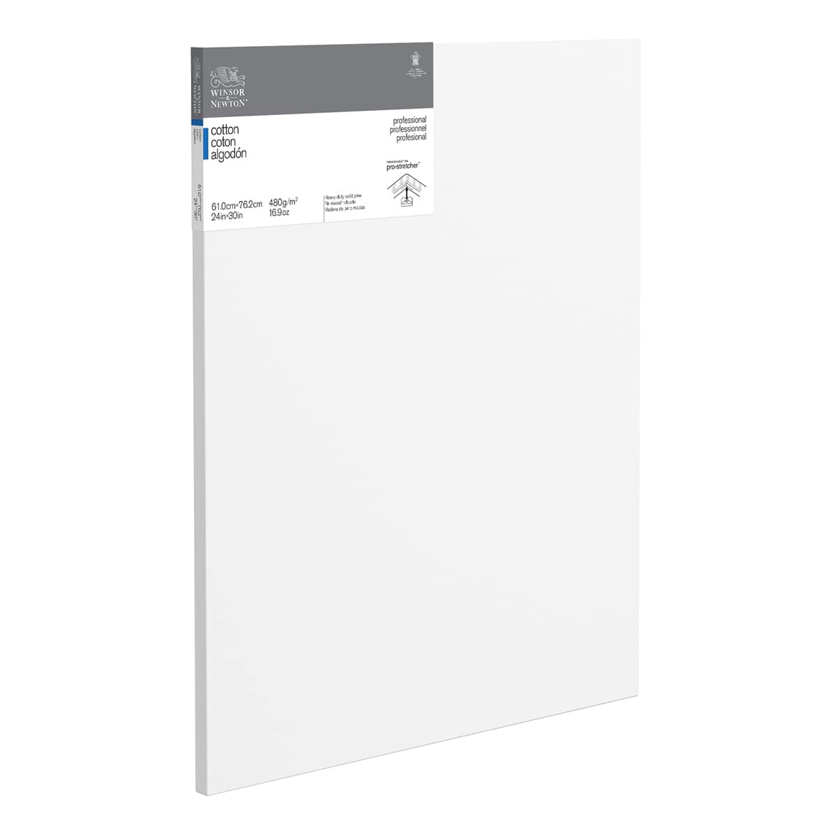 Winsor & Newton Classic Cotton Stretched Canvas, Traditional .75 Profile, 24 in x 30 in