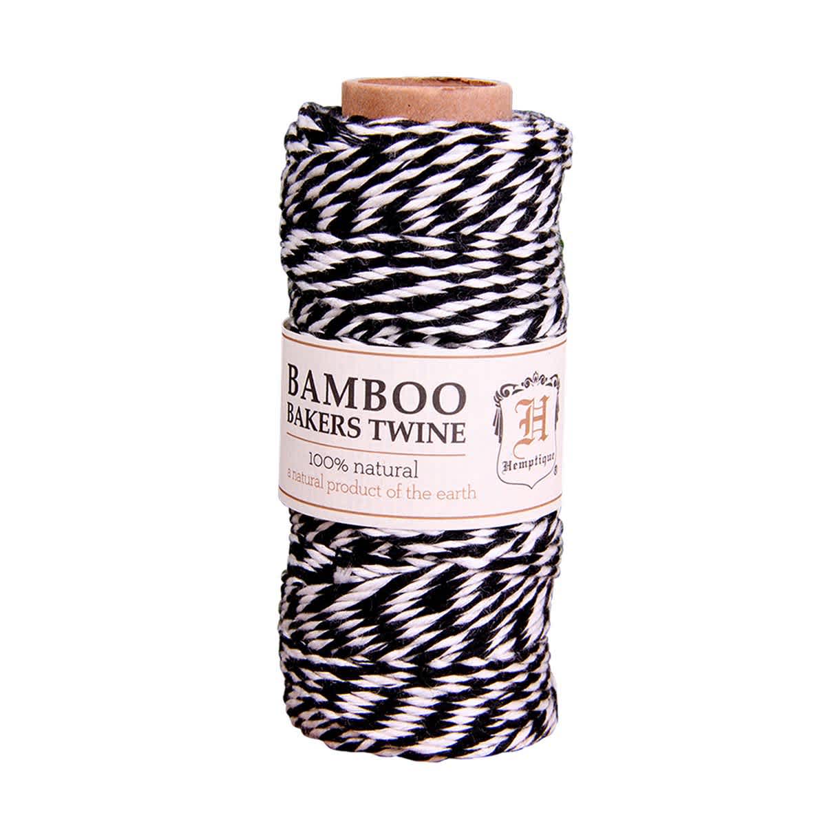 Bamboo Bakers Twine Spool Black/White
