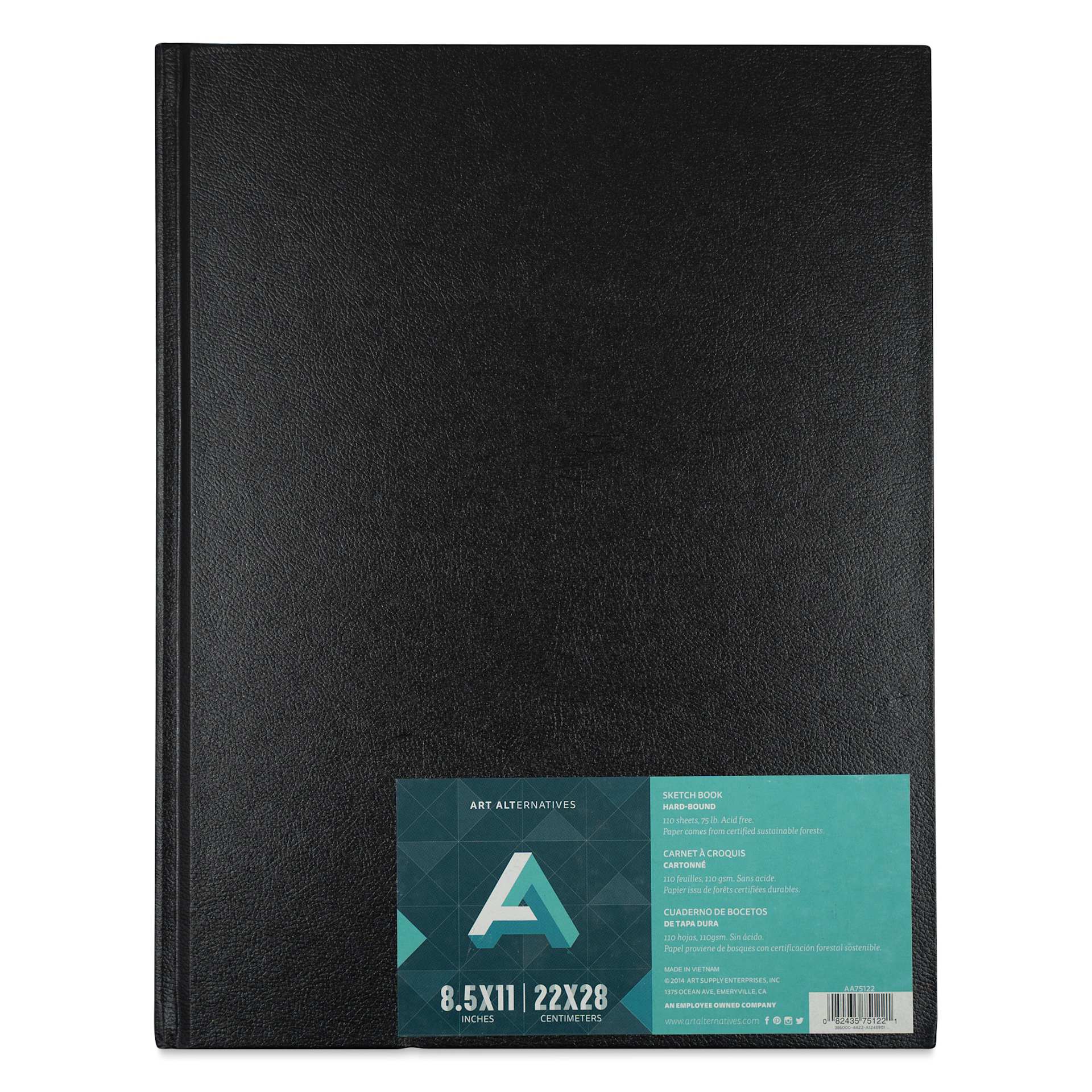 Art Alternatives Hardbound Sketchbook - 8-1/2" x 11" 