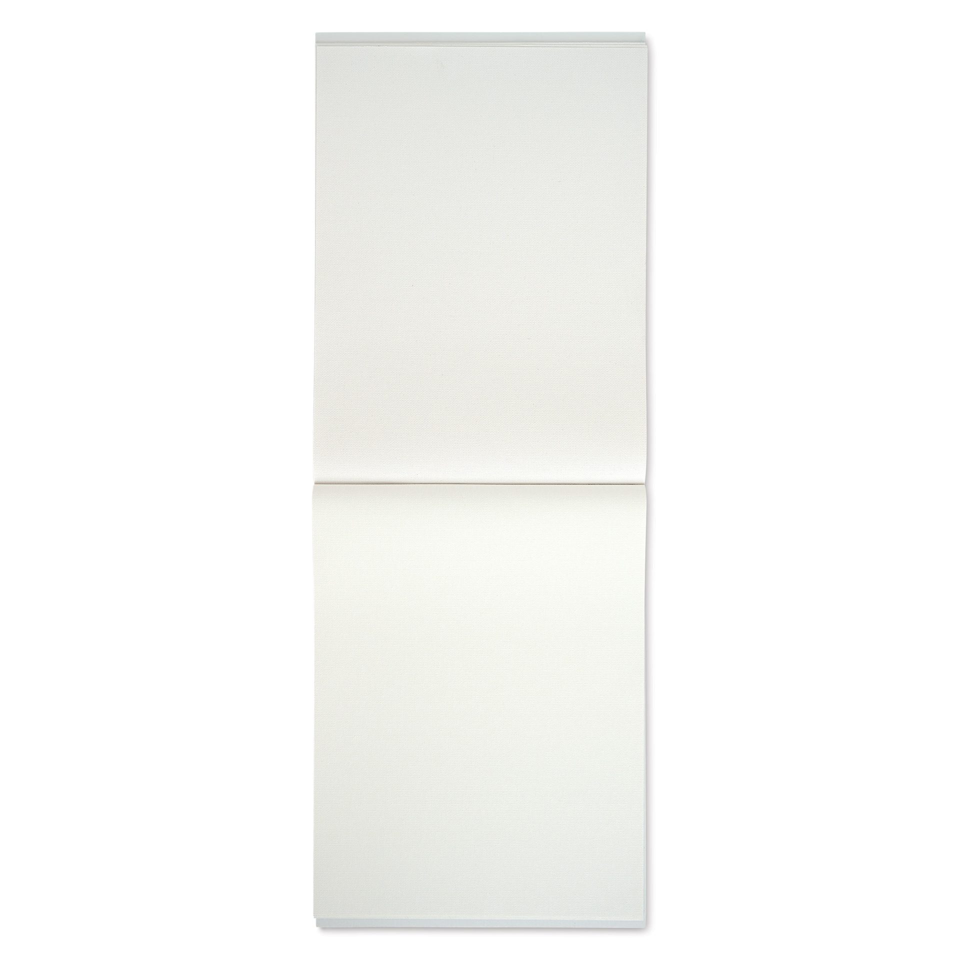 Art Alternatives Economy Canvas Pad - White, 9" x 12", pad open