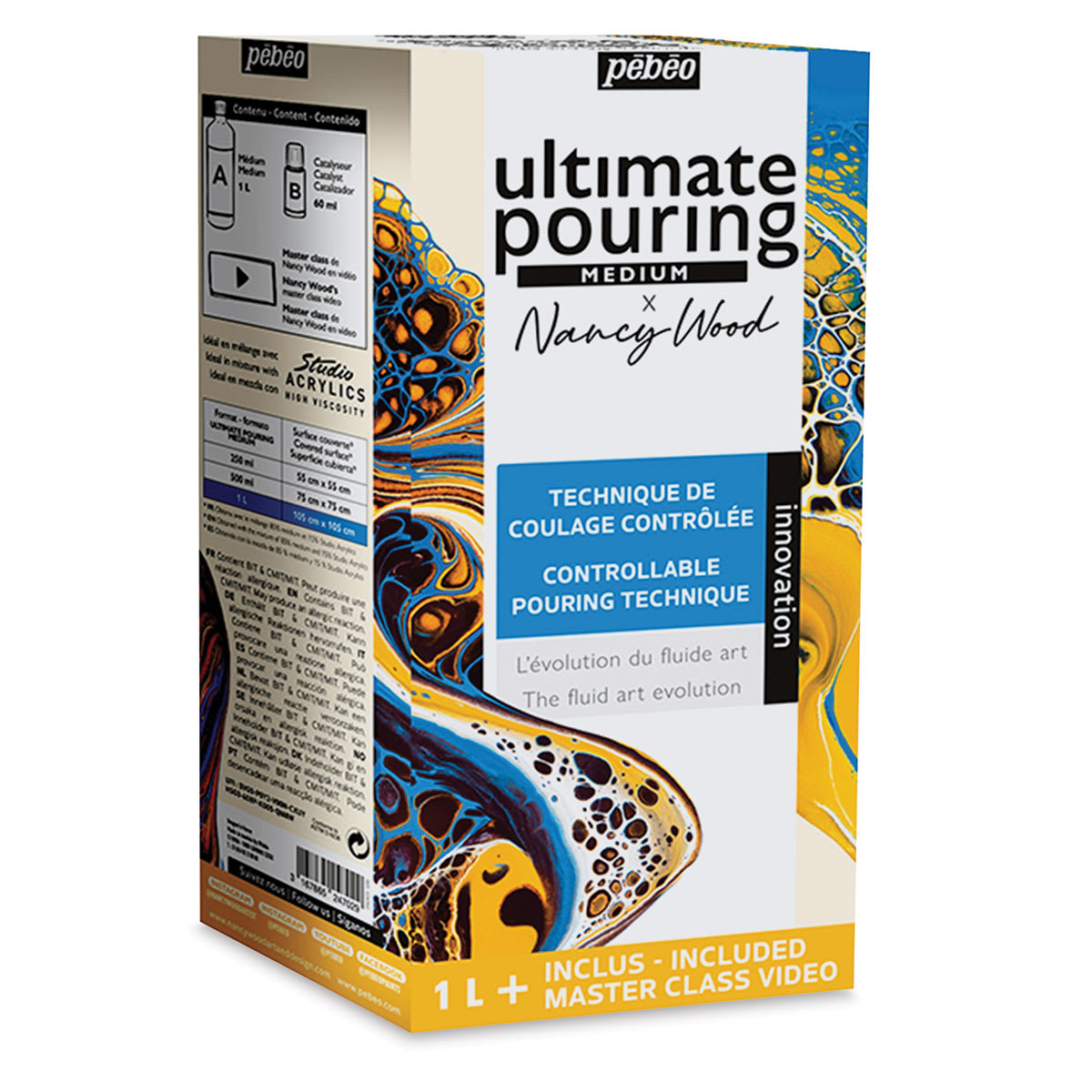 Pebeo Ultimate Pouring Medium - 1 L (In packaging)