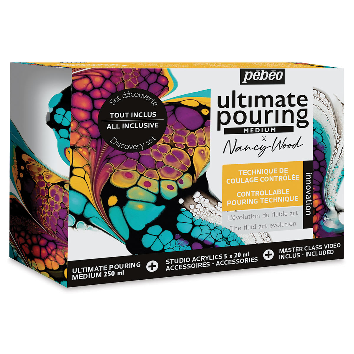 Pebeo  Ultimate Pouring Medium - Discovery Set (In packaging)
