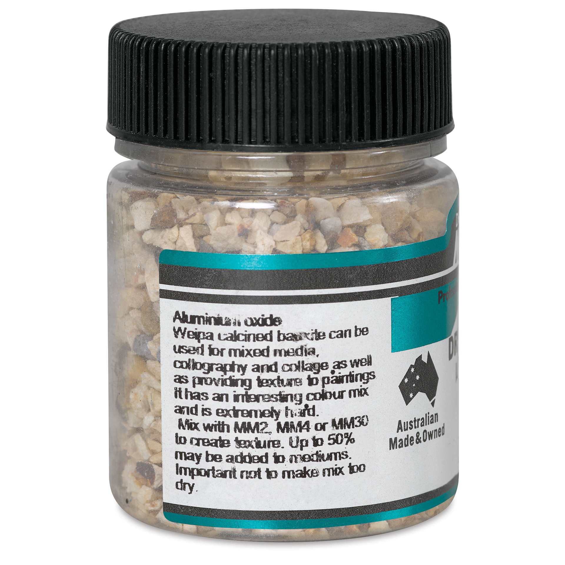 Matisse Acrylic Effects Dry Medium Calcined Bauxite - 40 ml - side view