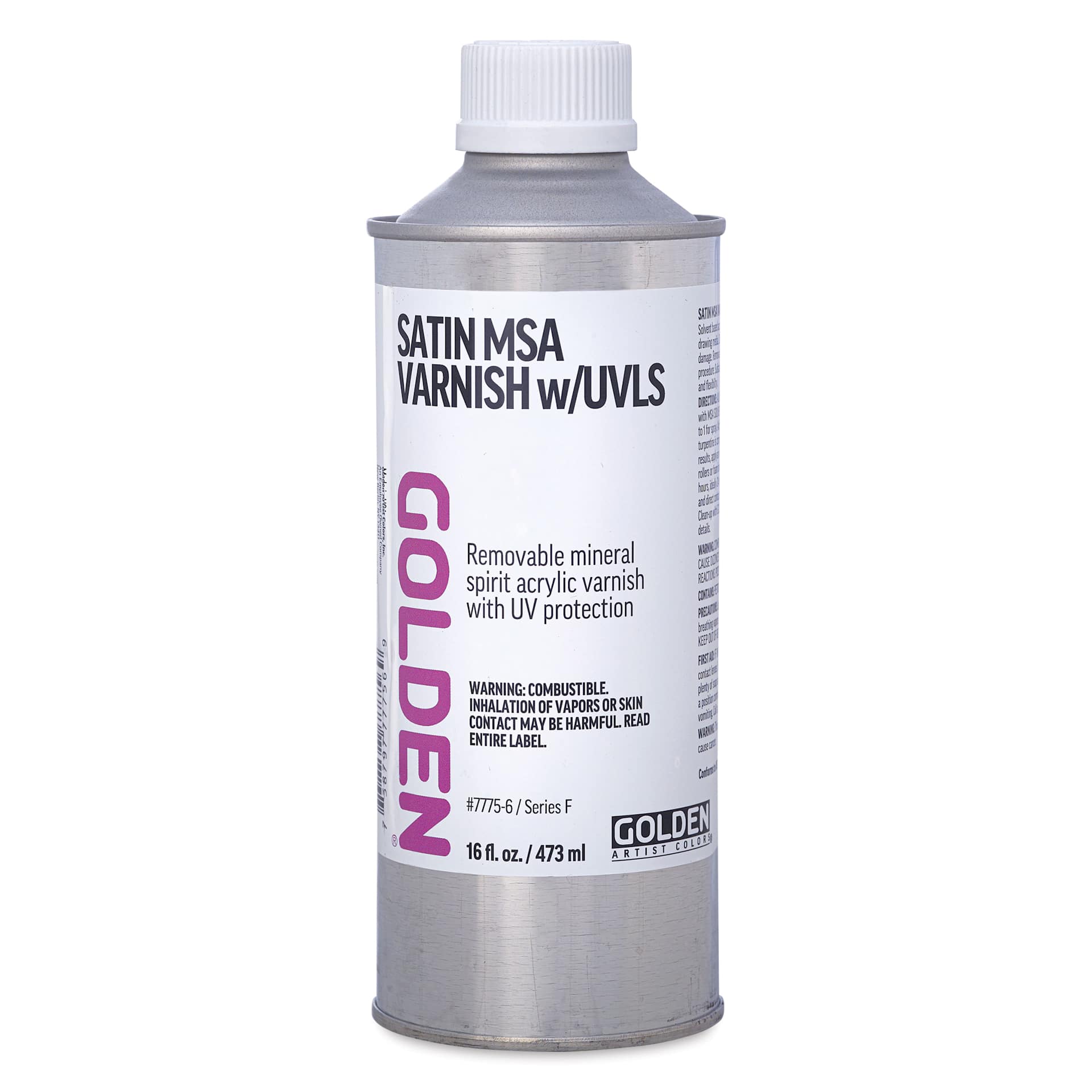 Golden MSA Varnish with UVLS - Satin, 16 oz