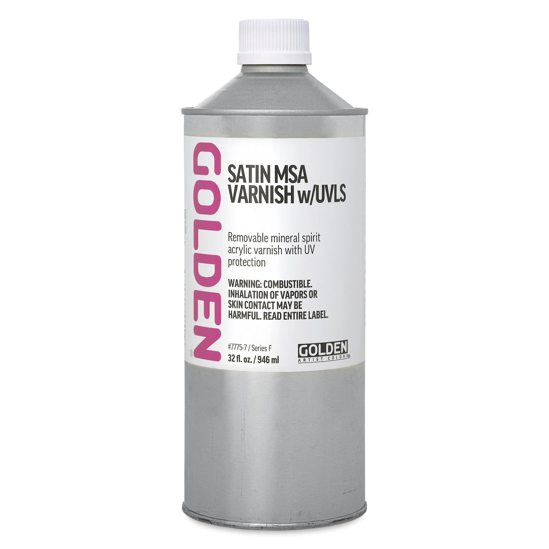 Golden MSA Varnish with UVLS - Satin, 32 oz