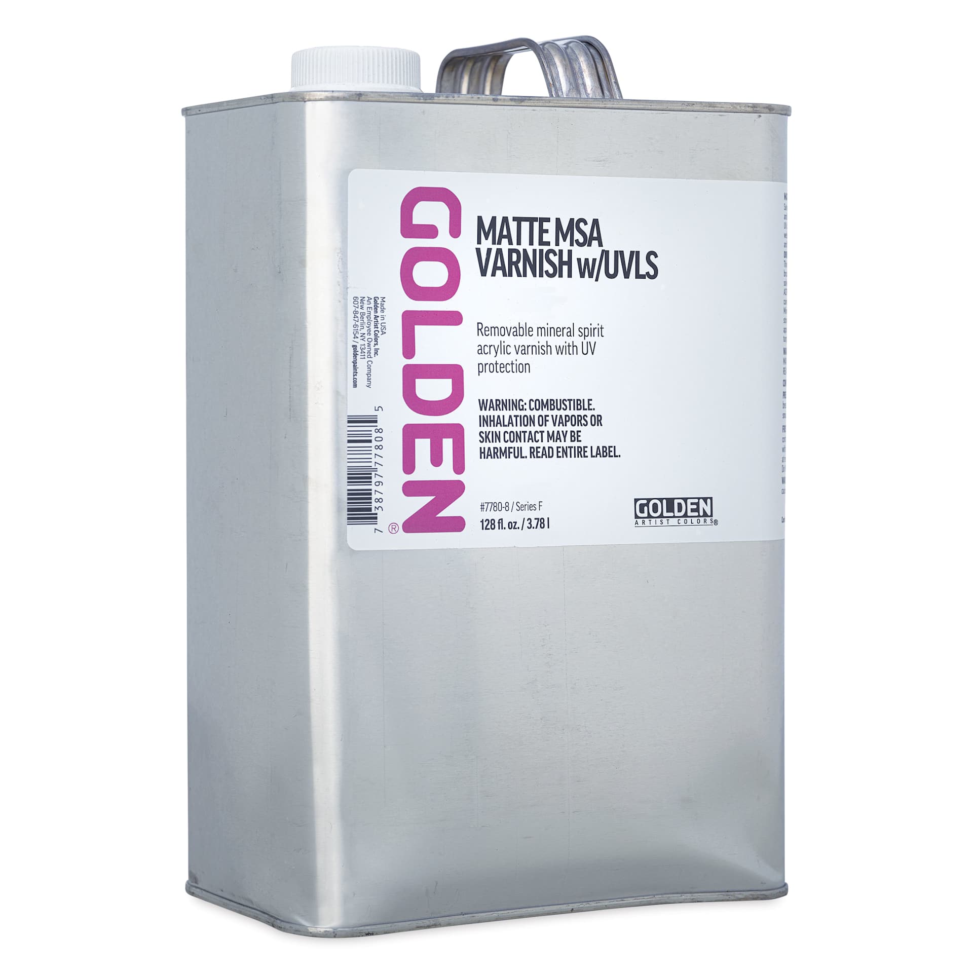 Golden MSA Varnish with UVLS - Matte, 128 oz
