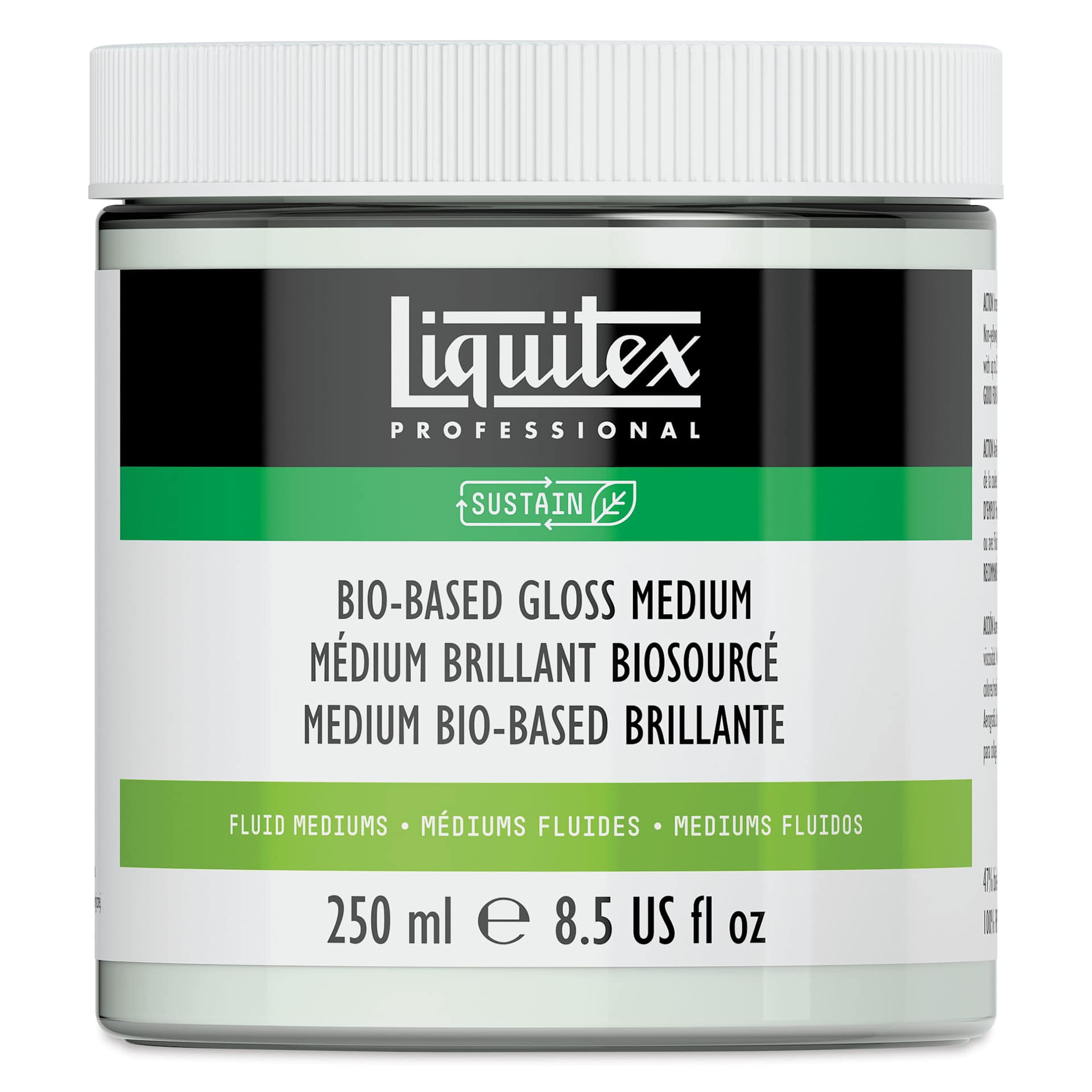 Liquitex Bio-Based Acrylic Fluid Medium - Gloss Medium, 250 ml Liquitex Bio-Based Acrylic Fluid Medium - Gloss Medium, 250 ml
