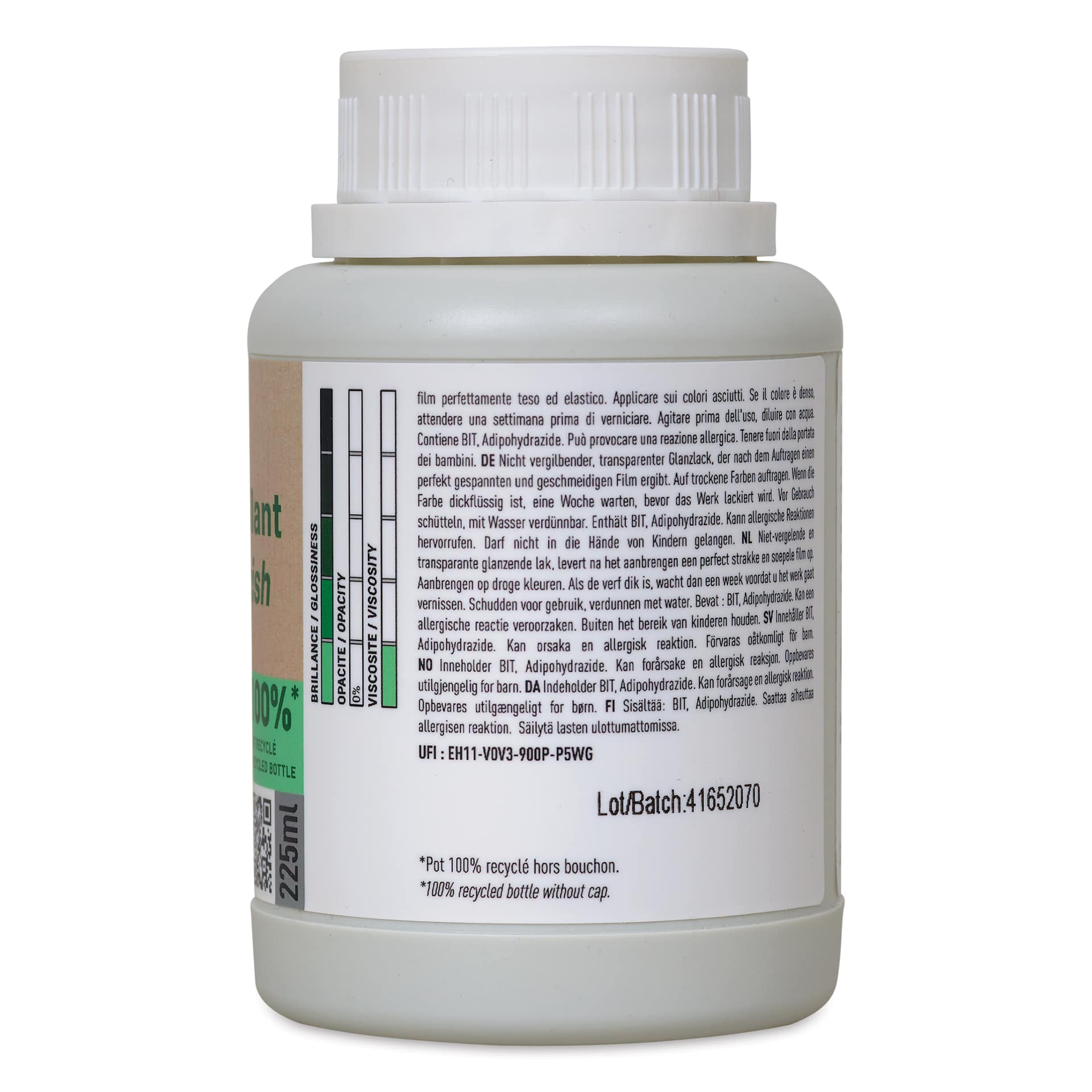 Pebeo Origin Acrylic Varnish - Gloss, 225 ml, features