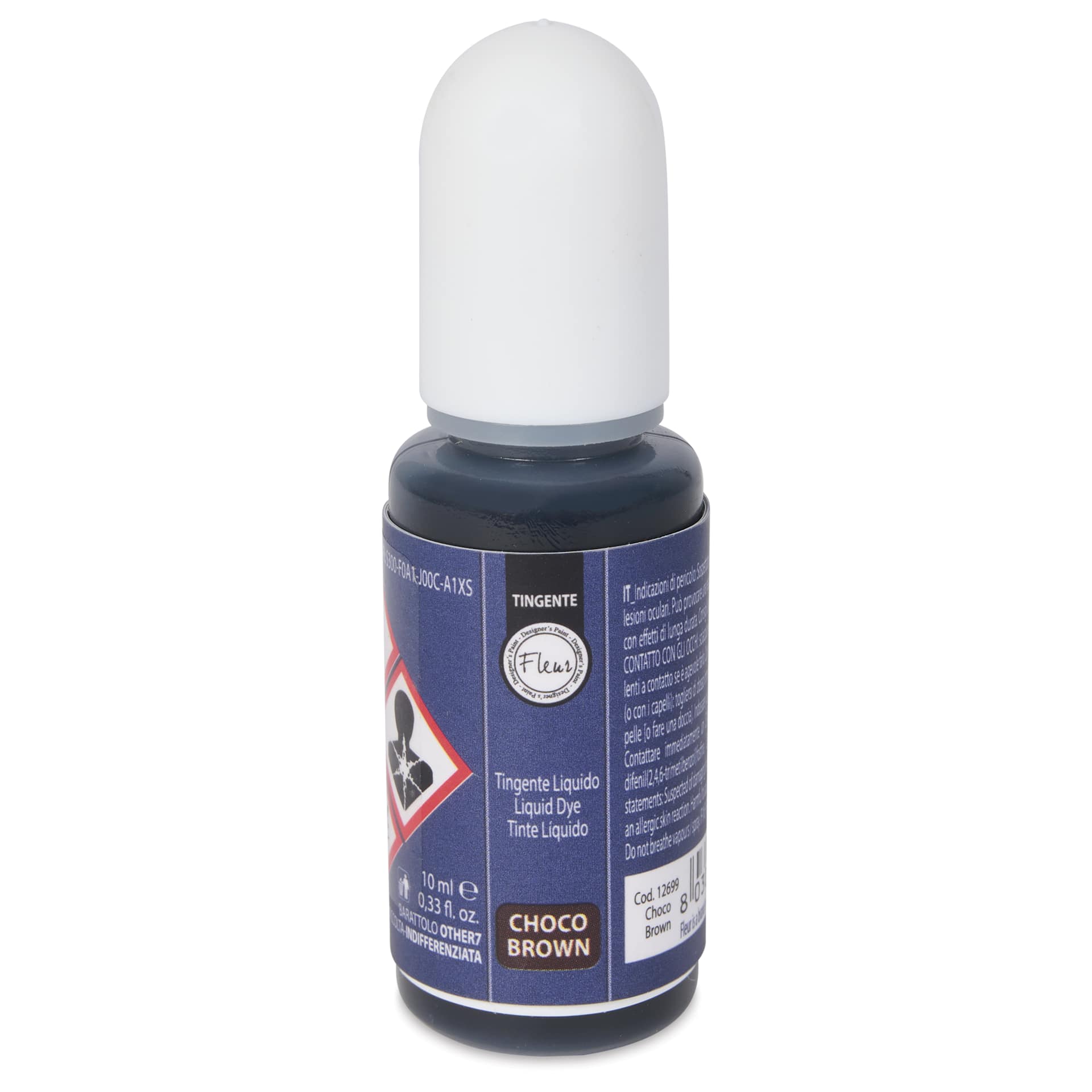 Fleur Epoxy Resin Liquid Dye - Chocolate Brown, 10 ml