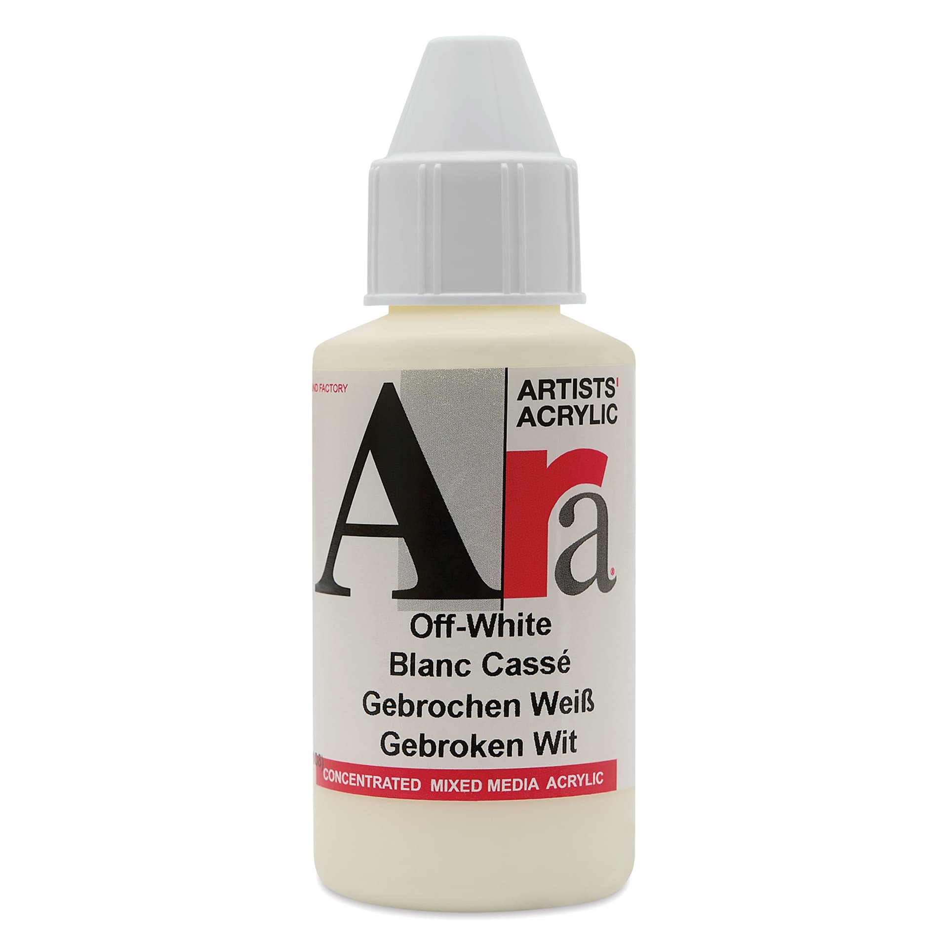 Ara Artists’ Acrylic Paint - Off White, 100 ml bottle