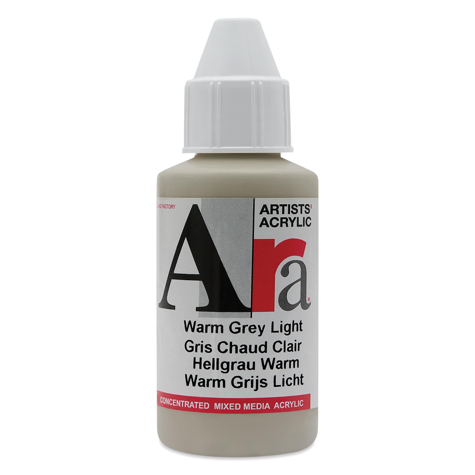 Ara Artists’ Acrylic Paint - Warm Grey Light, 100 ml bottle