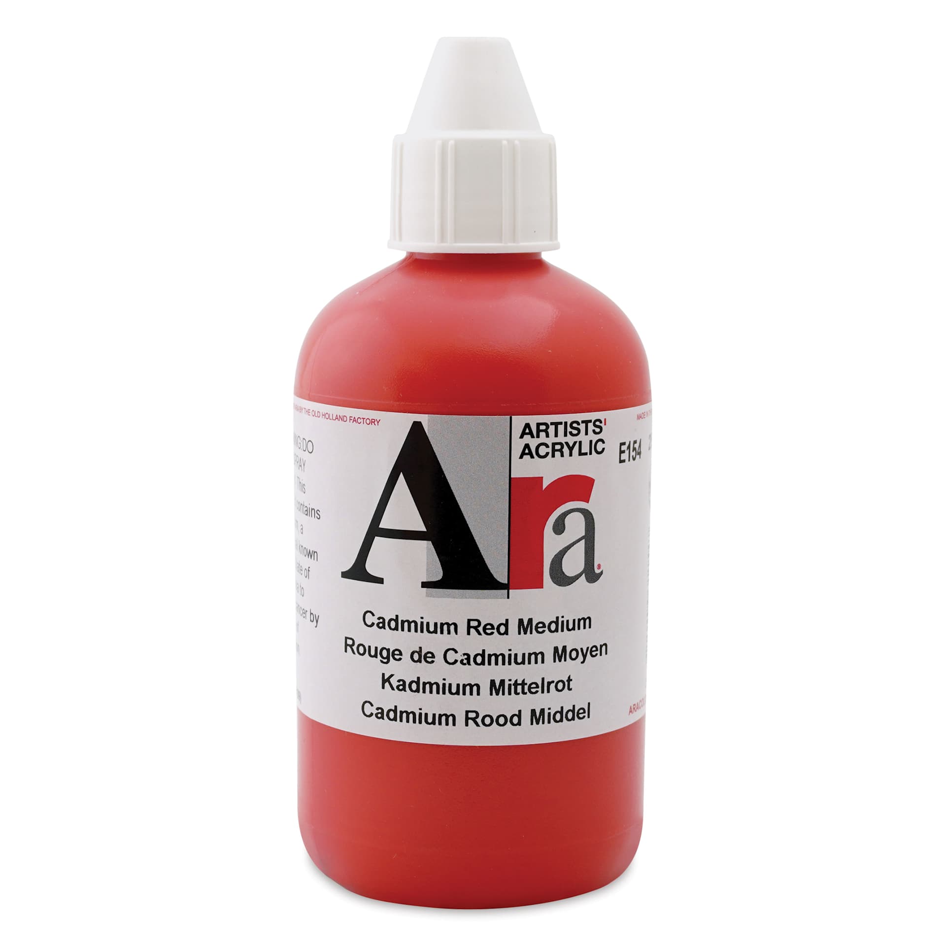 Ara Artists’ Acrylic Paint - Cadmium Red Medium, 250 ml