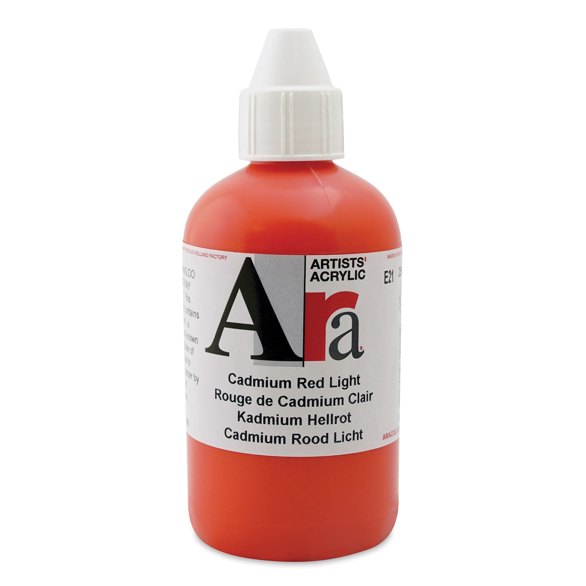 Ara Artists’ Acrylic Paint - Cadmium Red Light, 250 ml