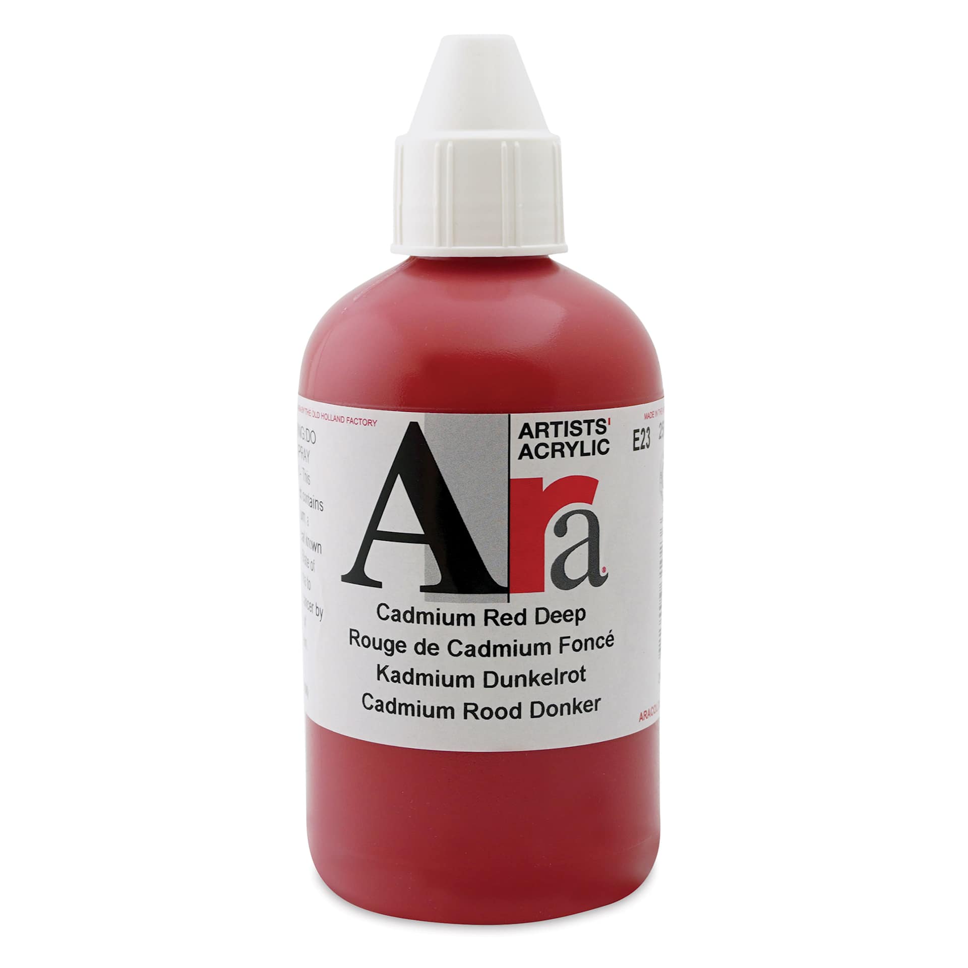 Ara Artists’ Acrylic Paint - Cadmium Red Deep, 250 ml