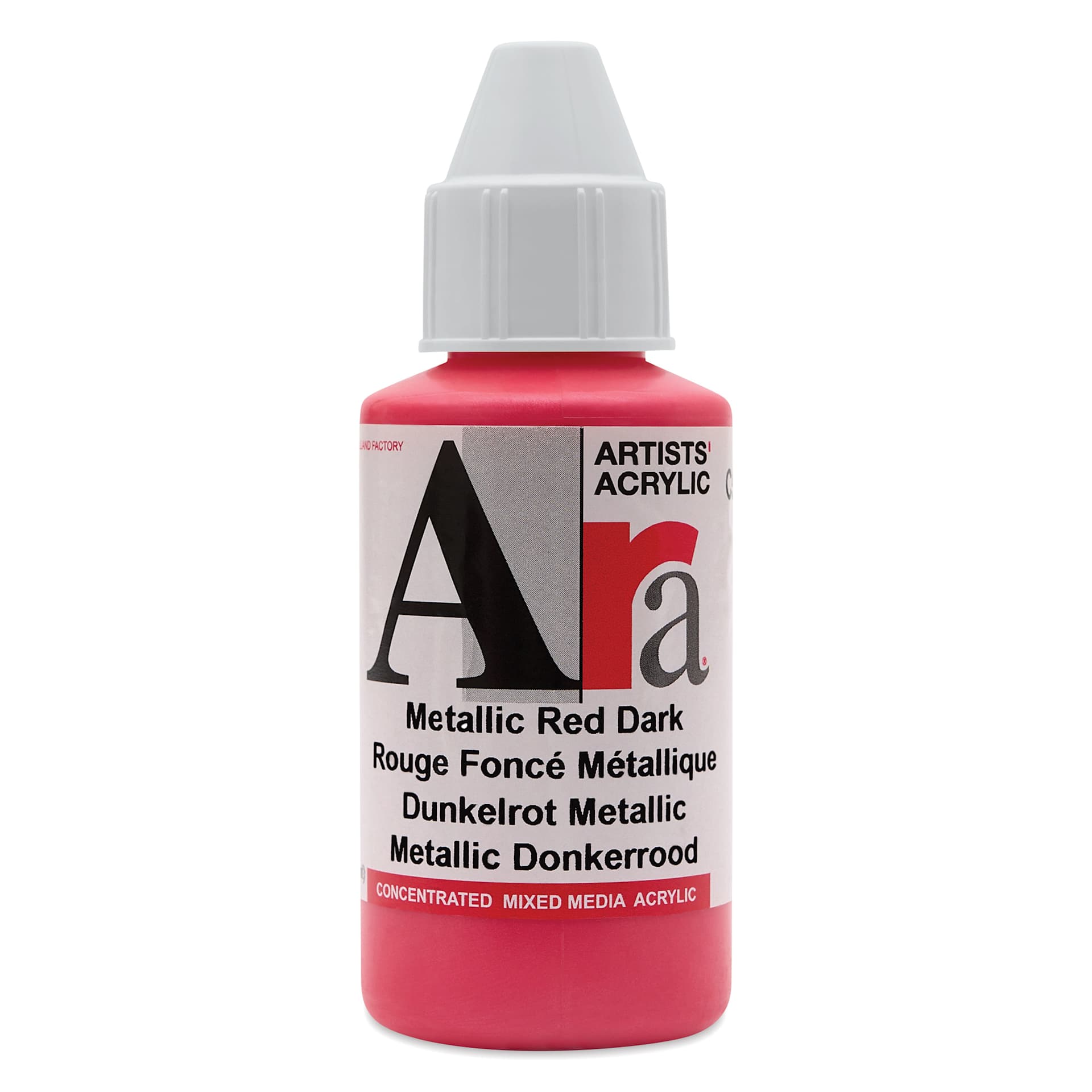 Ara Artists’ Acrylic Paint - Metallic Red Dark, 100 ml