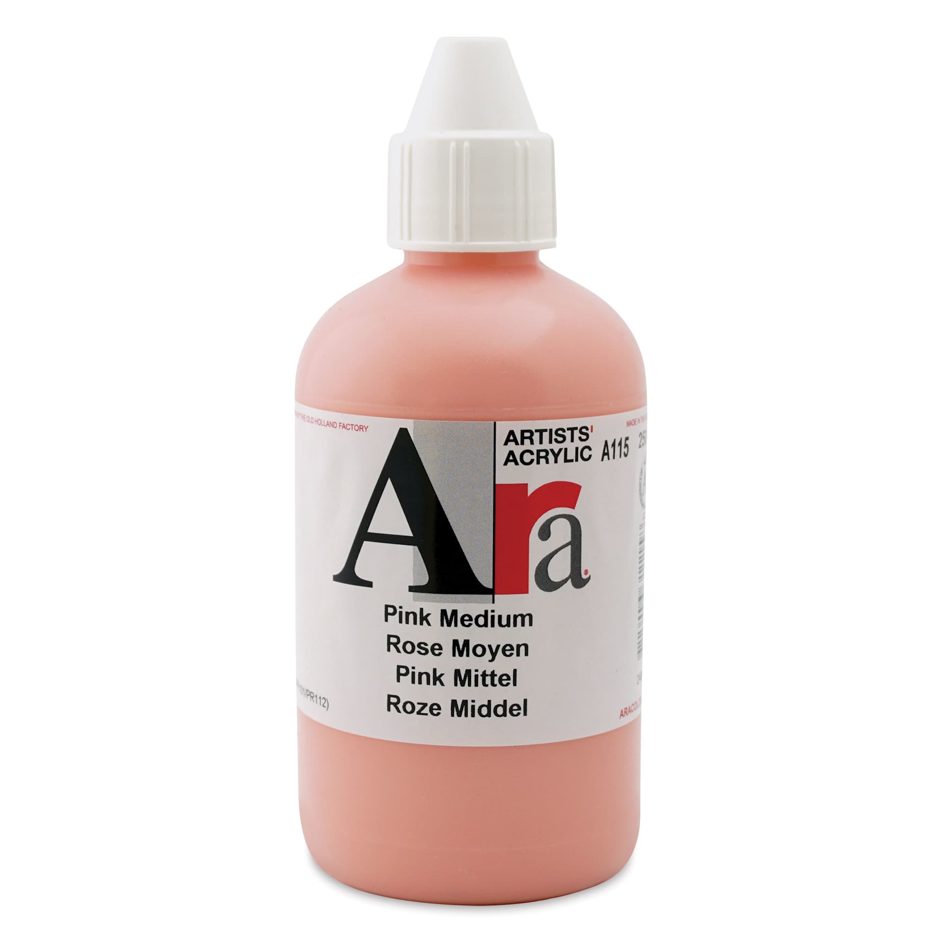 Ara Artists’ Acrylic Paint - Pink Medium, 250 ml bottle