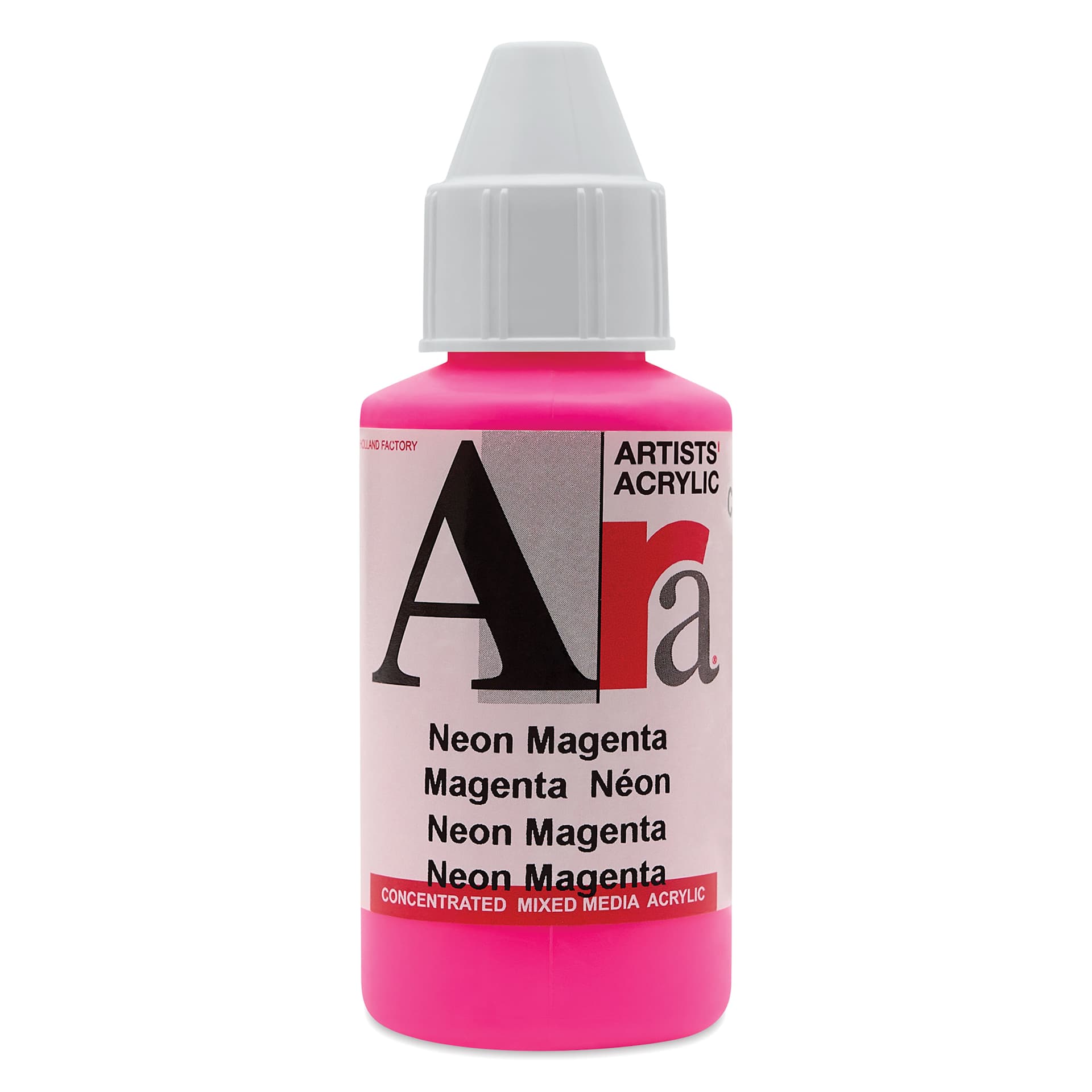 Ara Artists’ Acrylic Paint - Neon Magenta, 100 ml bottle