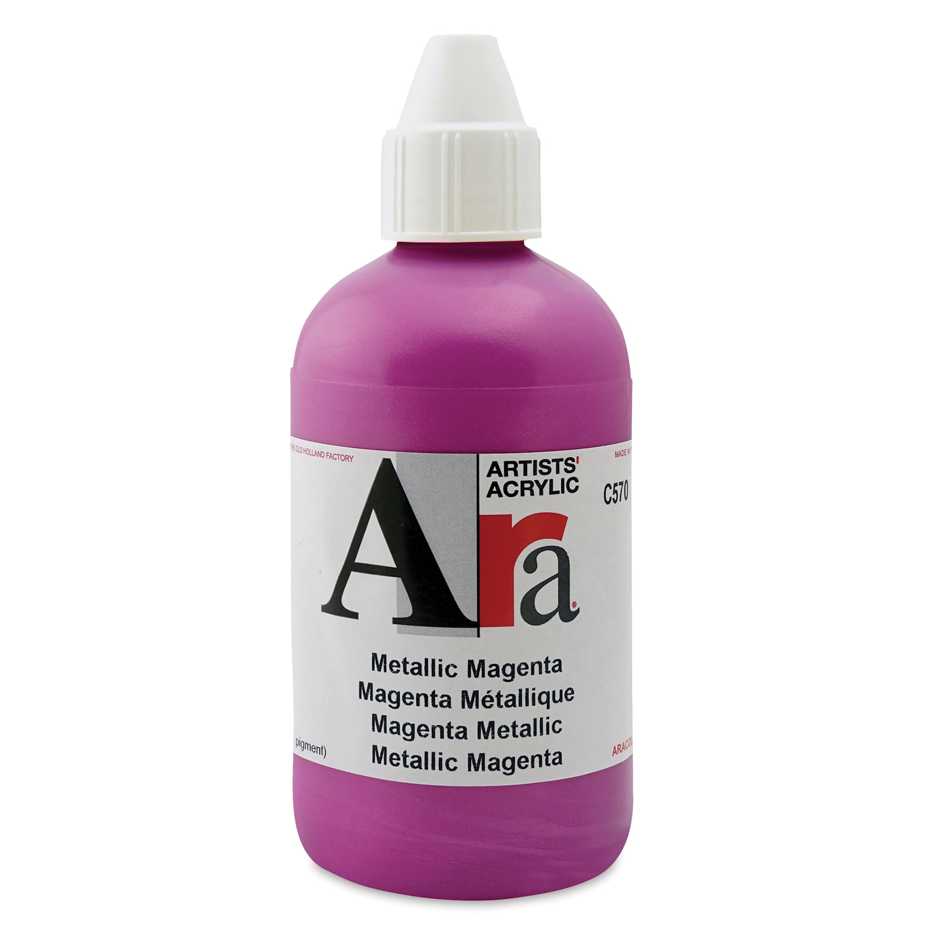Ara Artists’ Acrylic Paint - Metallic Magenta, 250 ml