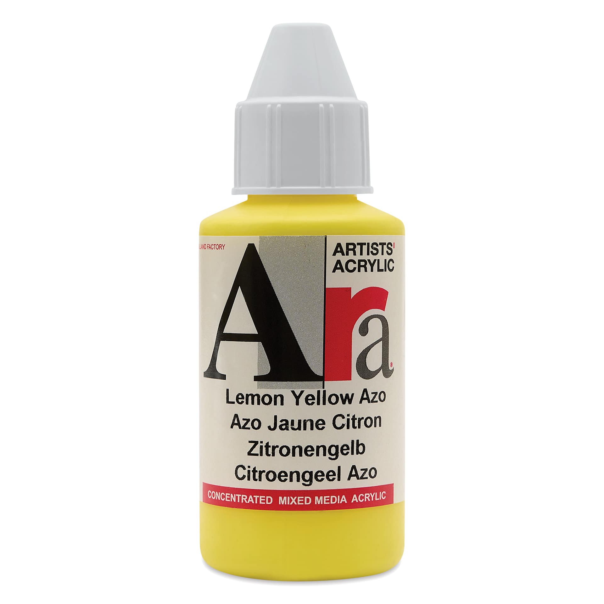 Ara Artists’ Acrylic Paint - Lemon Yellow Azo, 100 ml