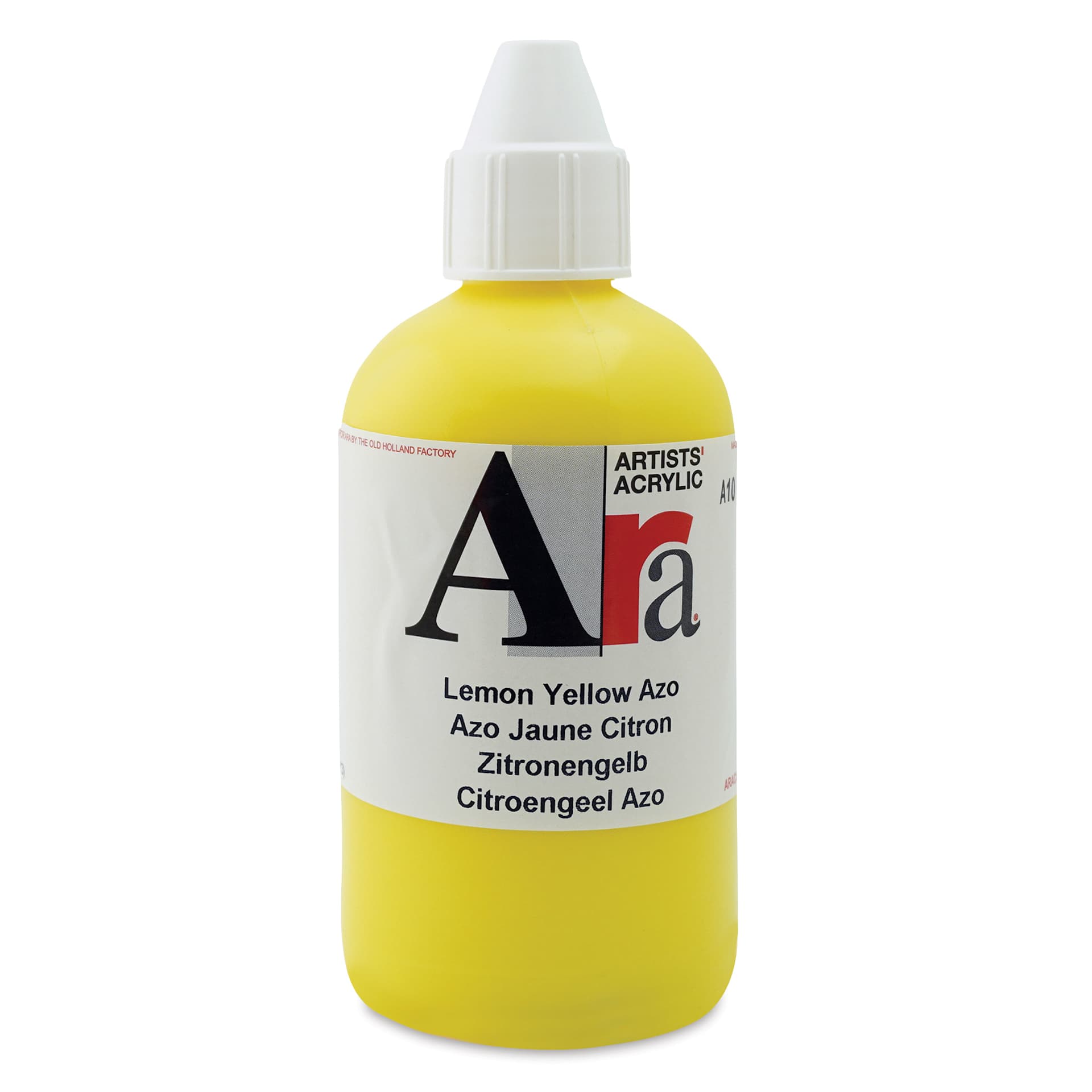 Ara Artists’ Acrylic Paint - Lemon Yellow Azo, 250 ml