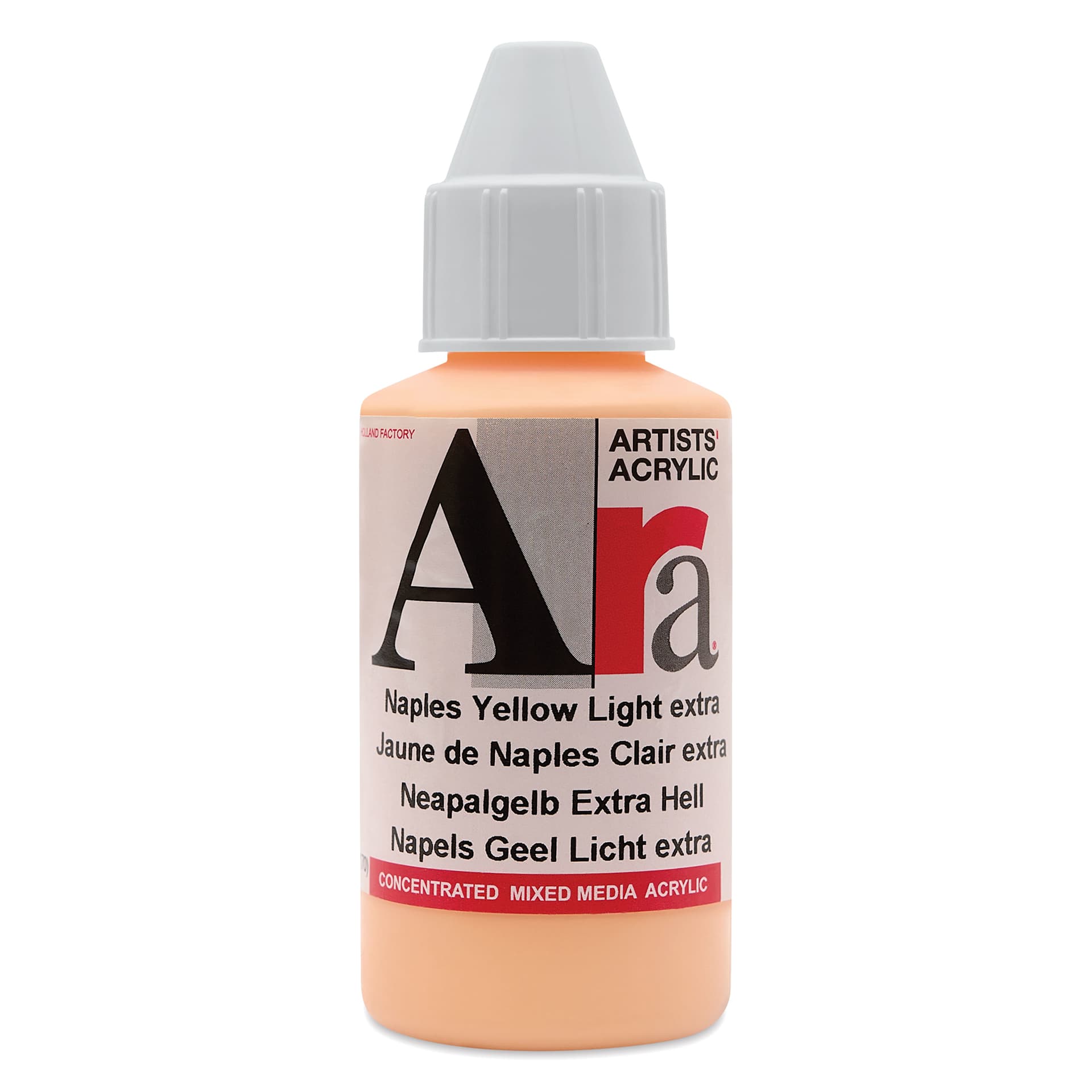 Ara Artists’ Acrylic Paint - Naples Yellow Light Extra, 100 ml bottle