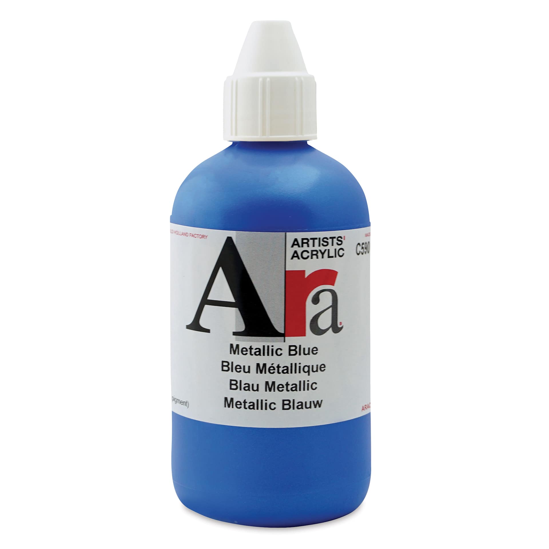 Ara Artists’ Acrylic Paint - Metallic Blue, 250 ml