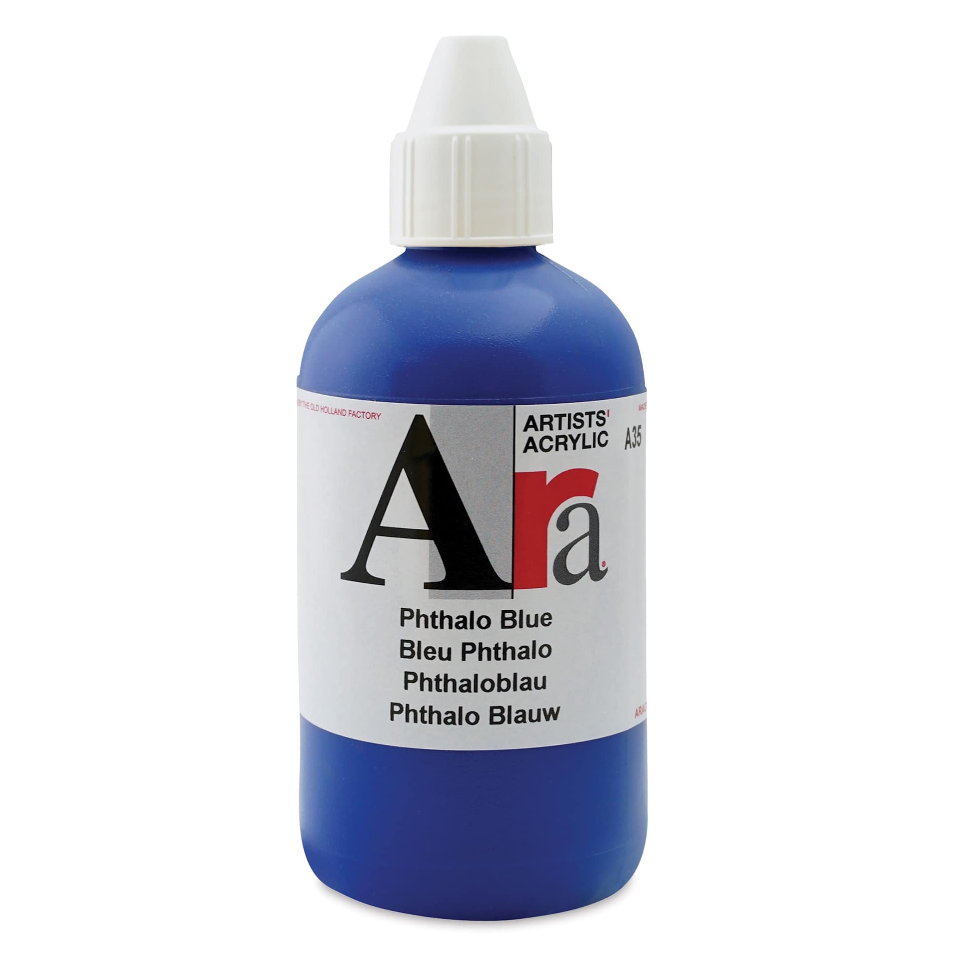 Ara Artists’ Acrylic Paint - Phthalo Blue, 250 ml bottle