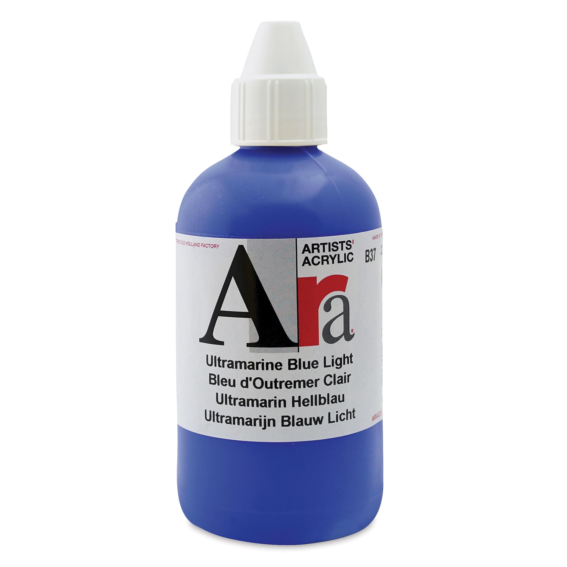 Ara Artists’ Acrylic Paint - Ultramarine Blue Light, 250 ml bottle