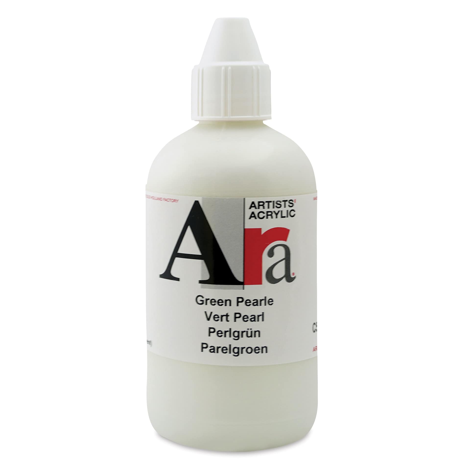 Ara Artists’ Acrylic Paint - Pearl Green, 250 ml bottle