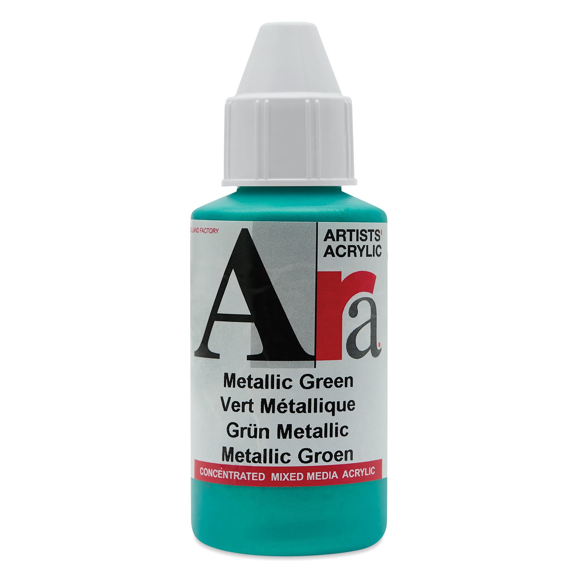 Ara Artists’ Acrylic Paint - Metallic Green, 100 ml
