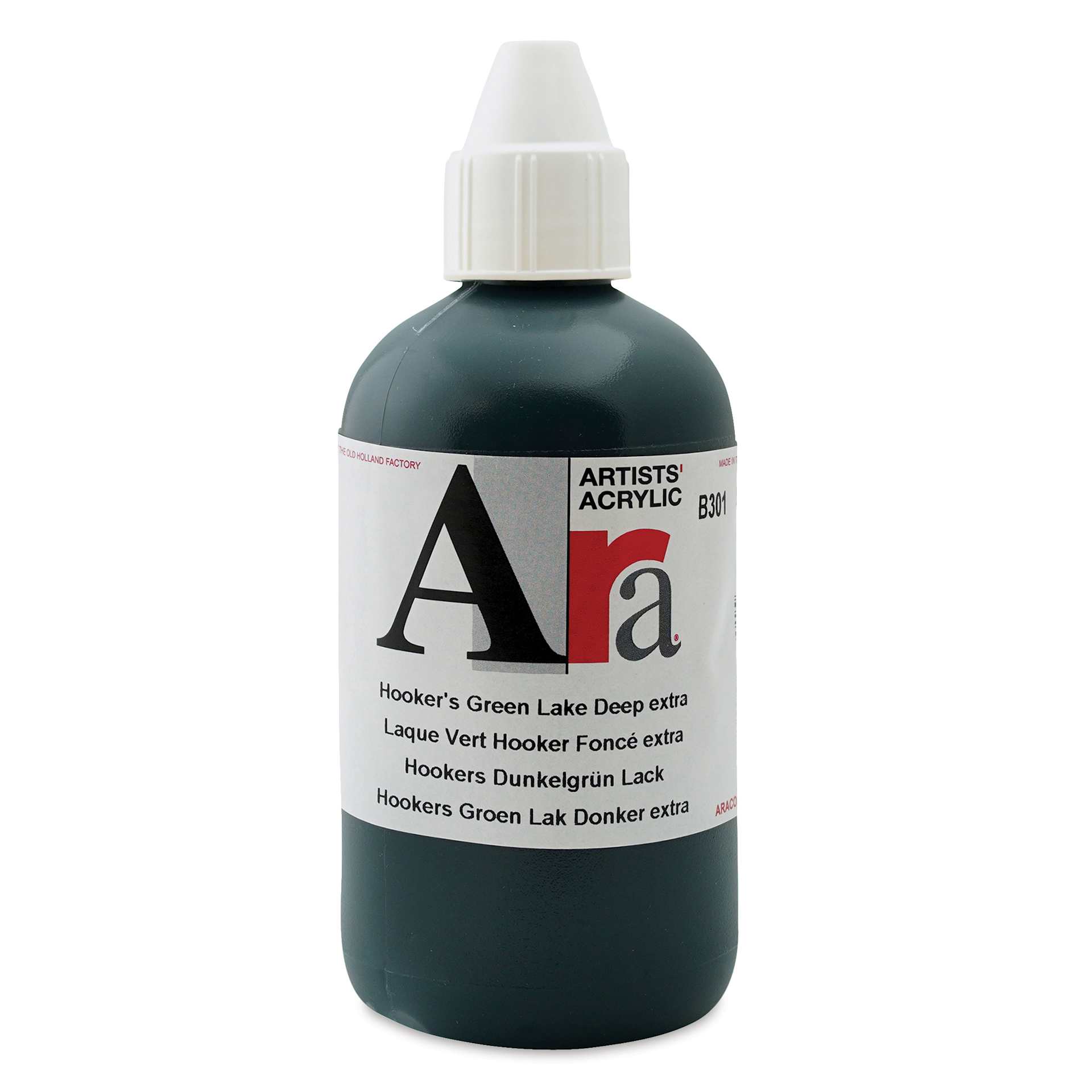 Ara Artists’ Acrylic Paint - Hookers Green Lake Deep Extra, 250 ml
