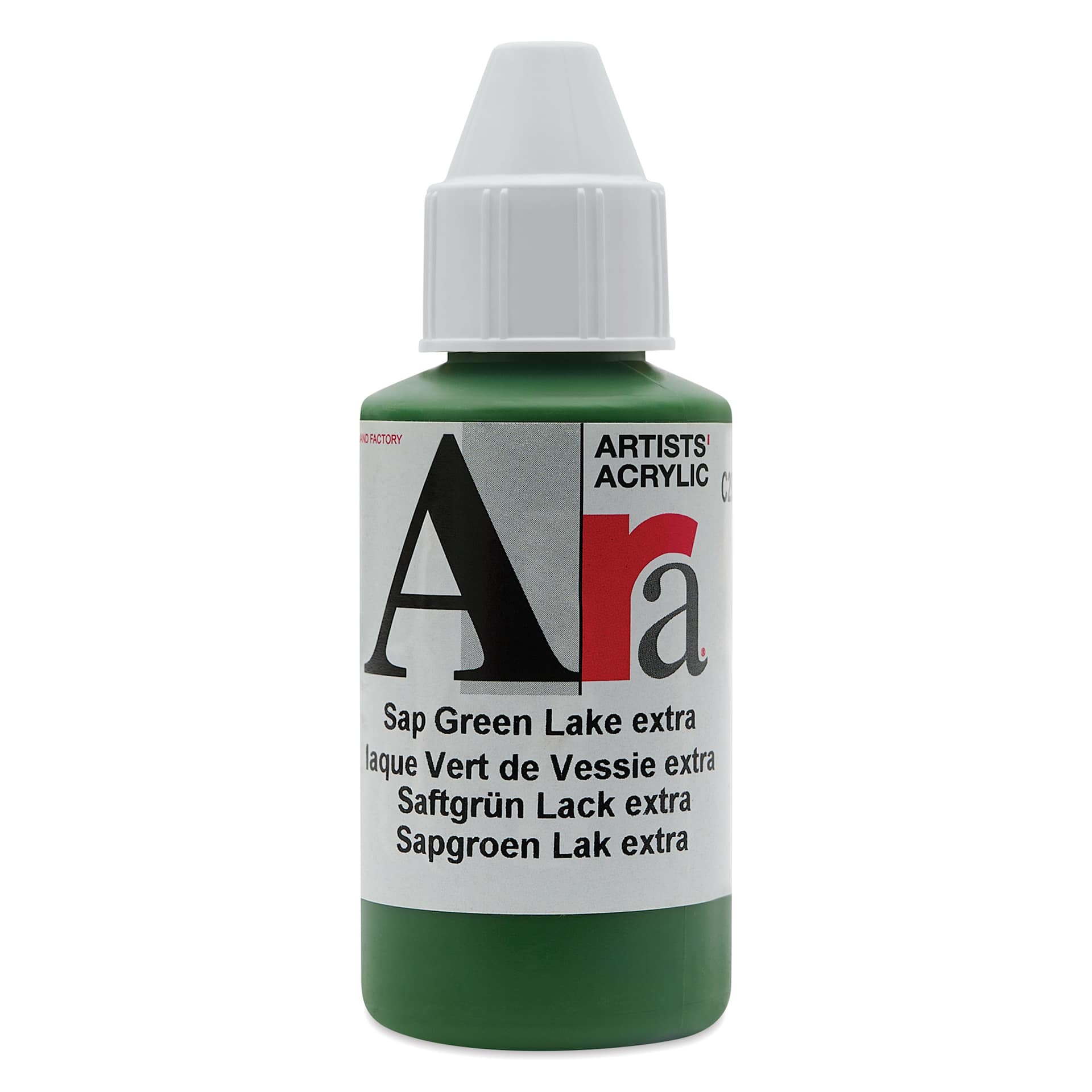 Ara Artists’ Acrylic Paint - Sap Green Lake Extra, 100 ml bottle
